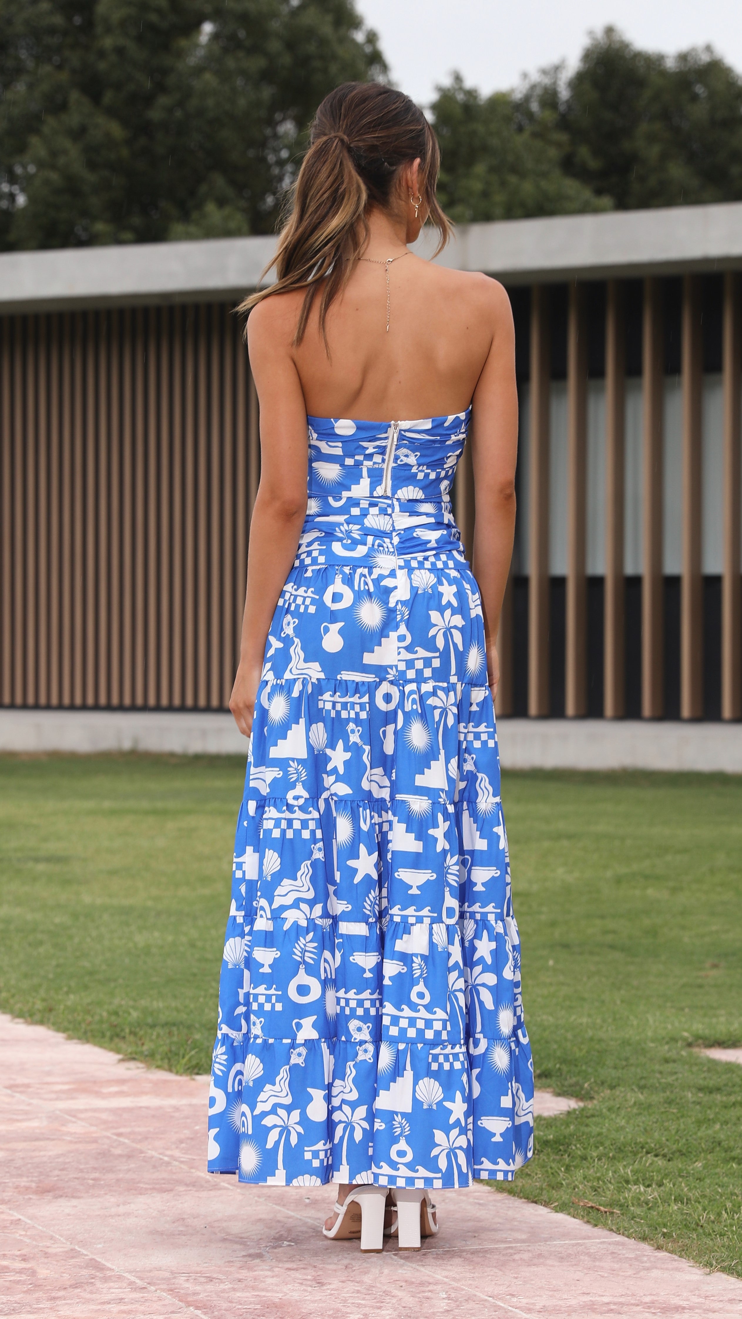 Cove Top - Blue Print-Sunshines Bliss