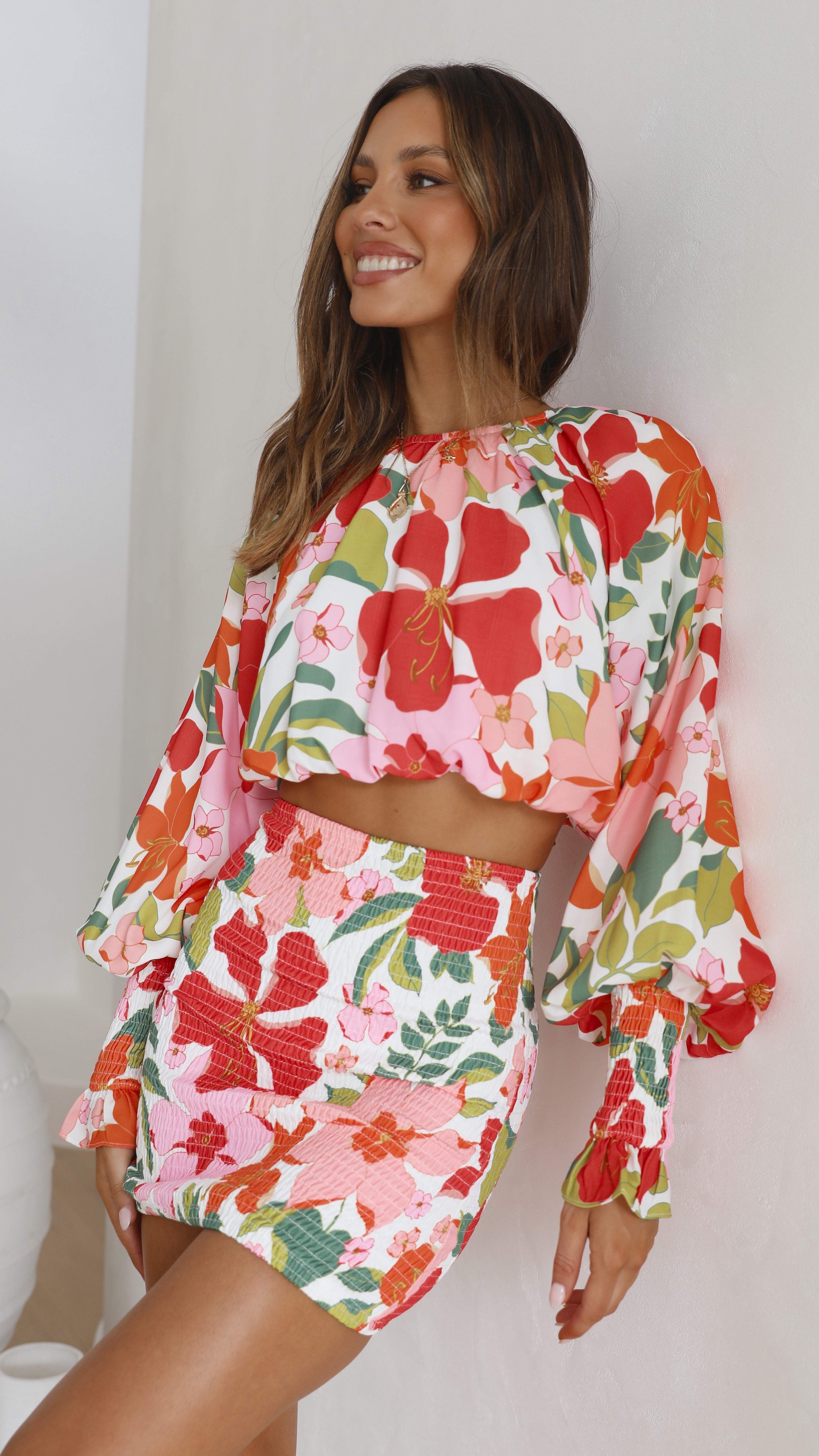 Nelda Top - Floral-Sunshines Bliss