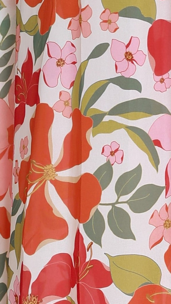 Del Mare Maxi Dress - Floral-Sunshines Bliss