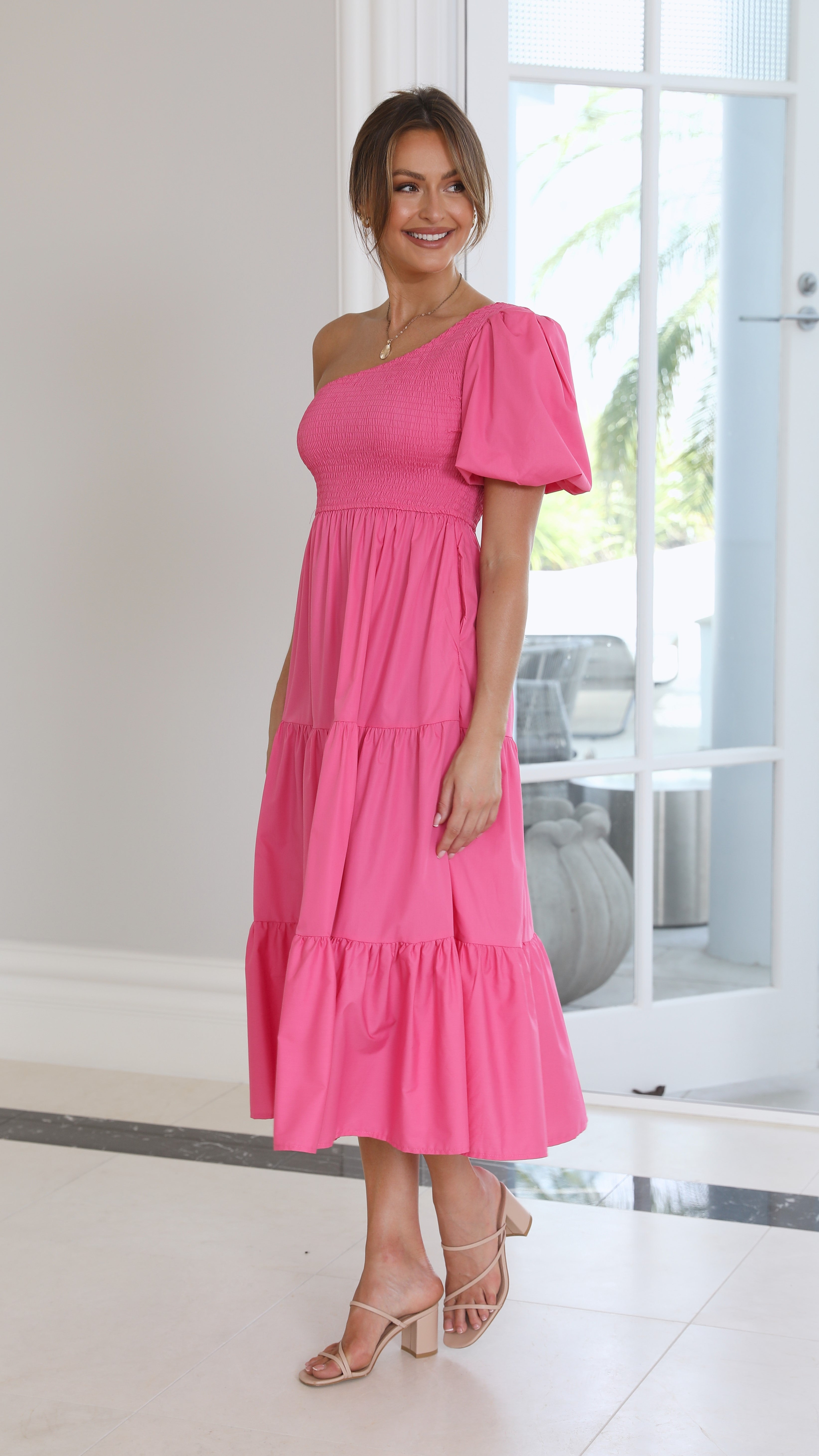 Frankie Maxi Dress - Hot Pink-Sunshines Bliss