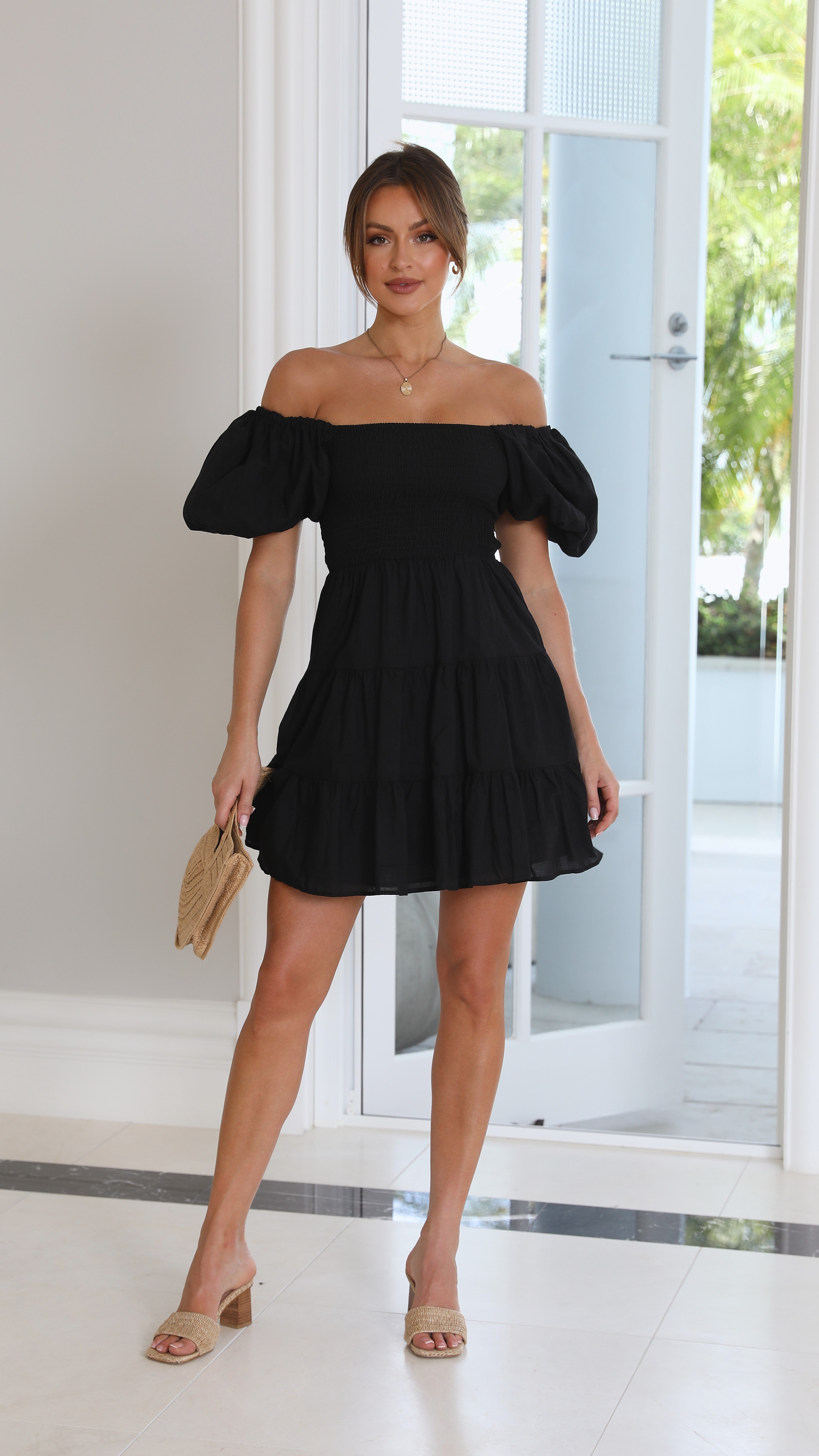 Chanel Mini Dress - Black-Sunshines Bliss