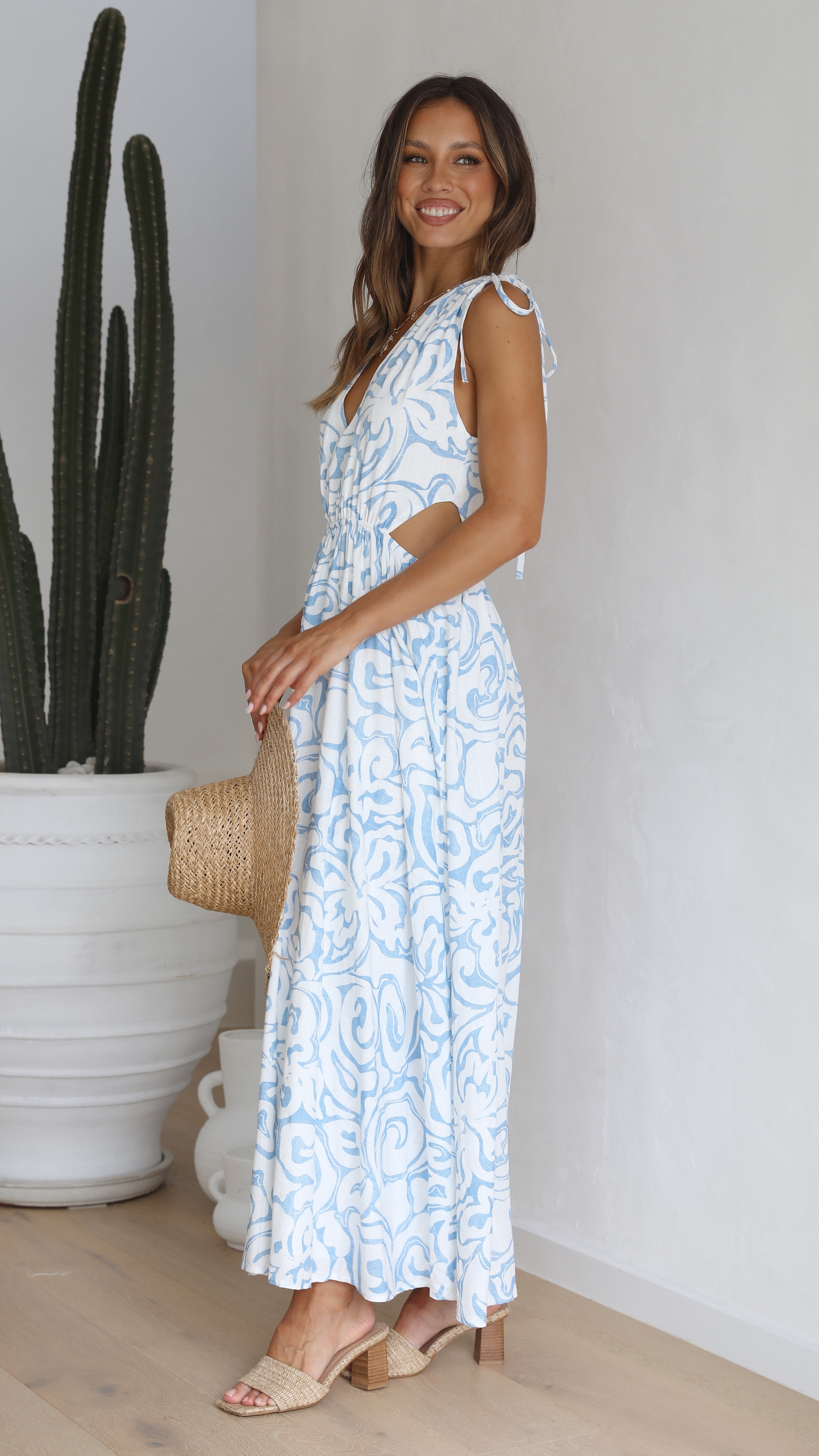 Dana Maxi Dress - Thalassa Print-Sunshines Bliss
