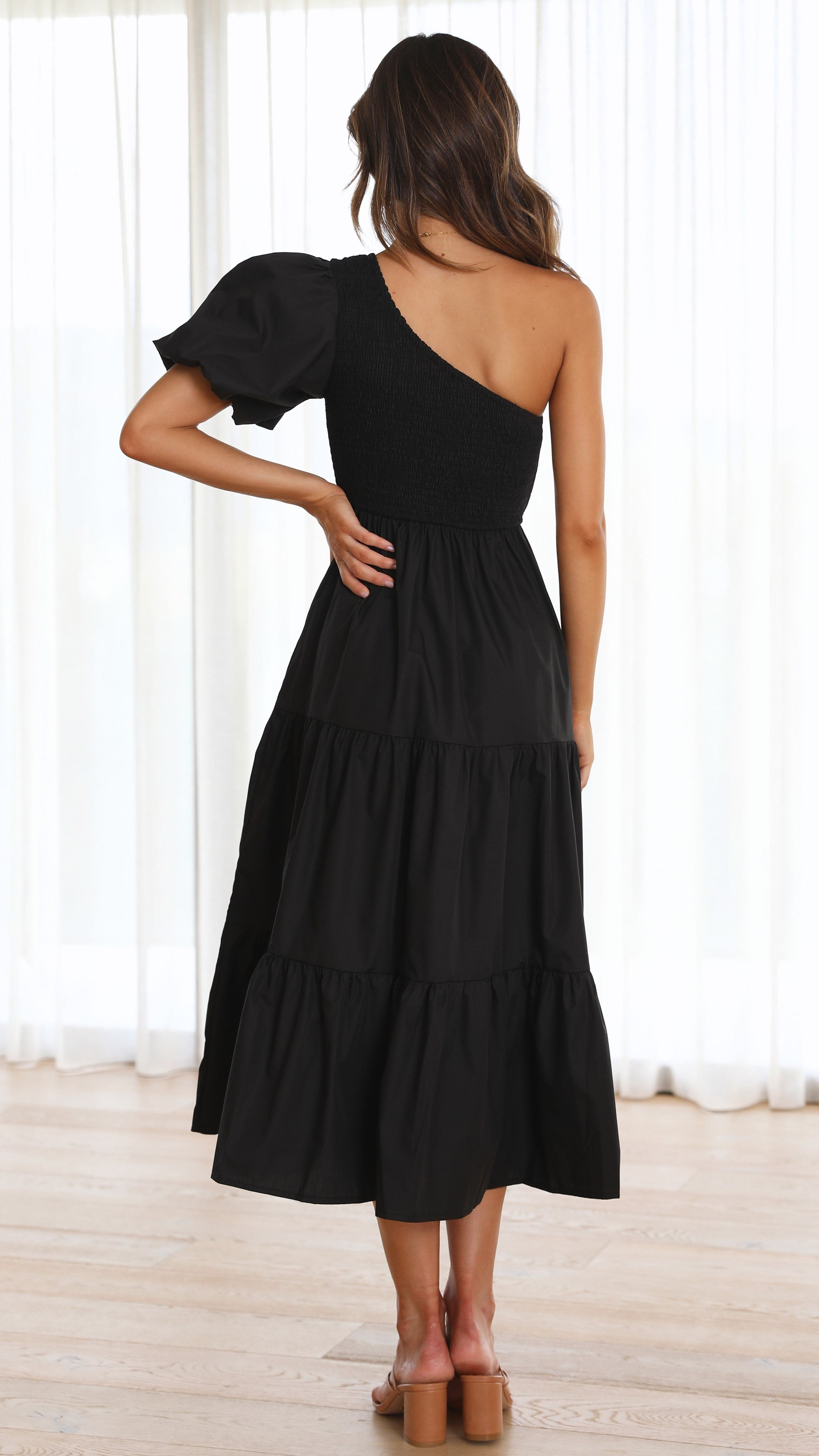 Frankie Maxi Dress - Black-Sunshines Bliss