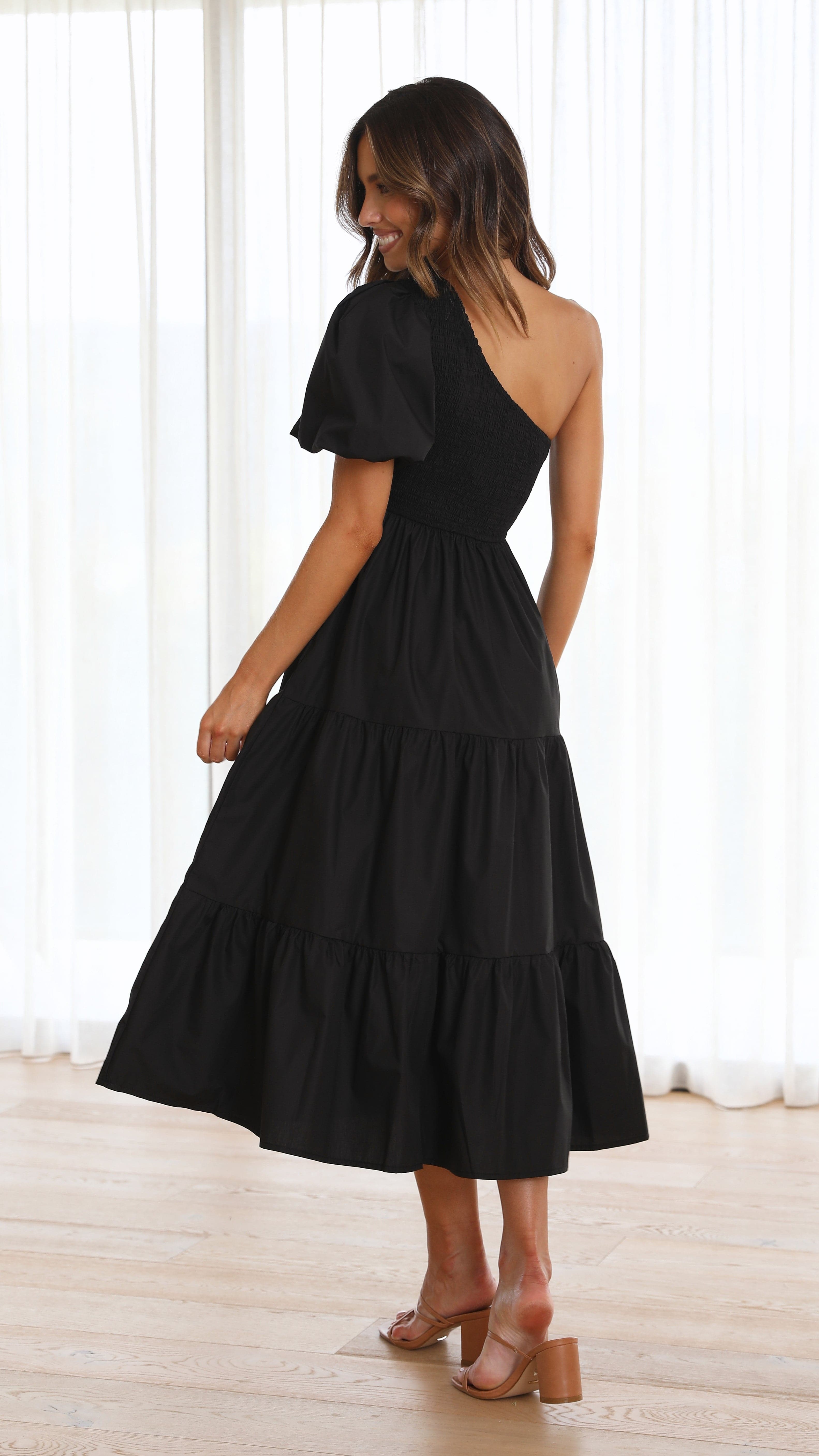 Frankie Maxi Dress - Black-Sunshines Bliss
