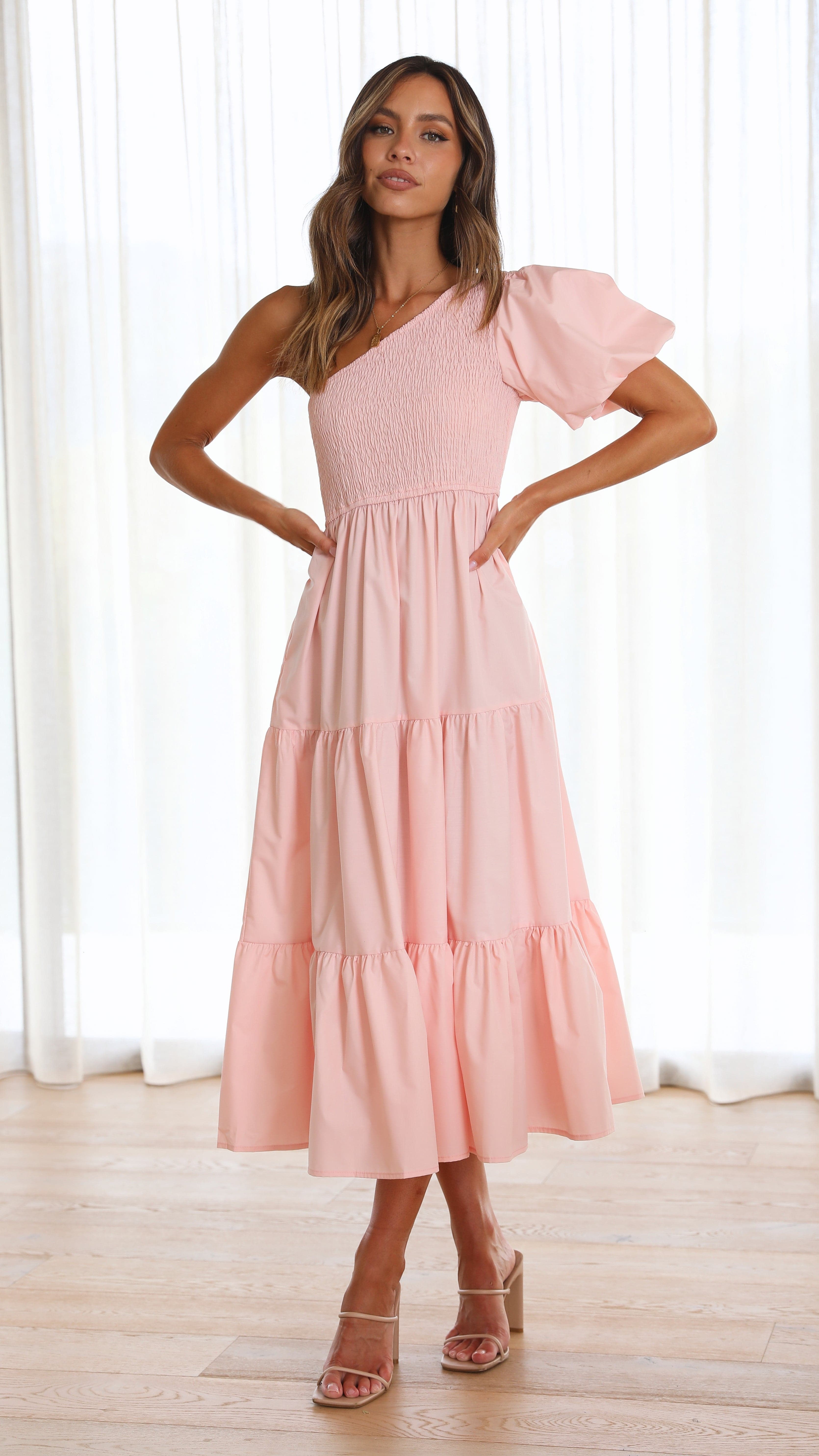 Frankie Maxi Dress - Blush-Sunshines Bliss