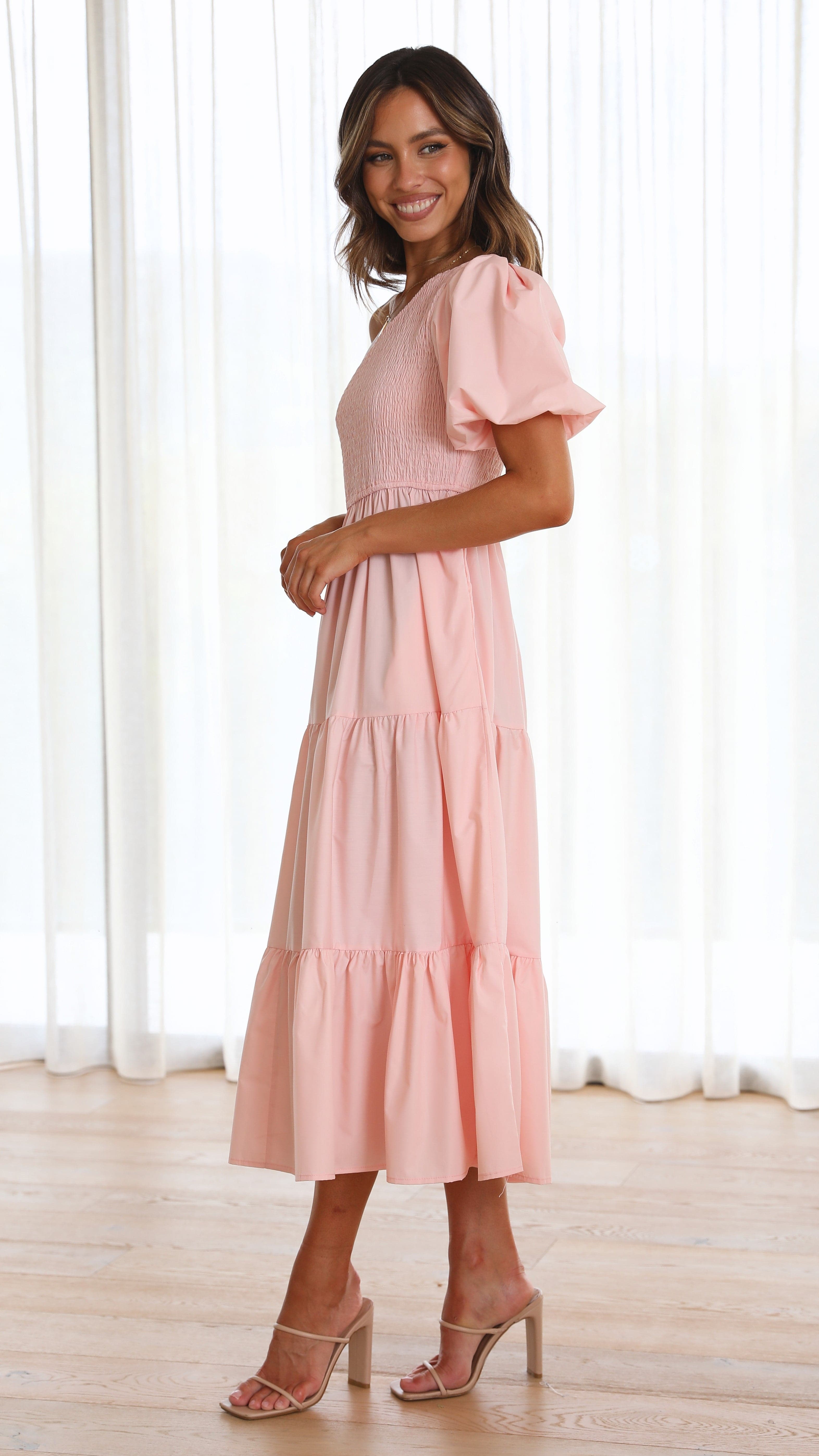Frankie Maxi Dress - Blush-Sunshines Bliss