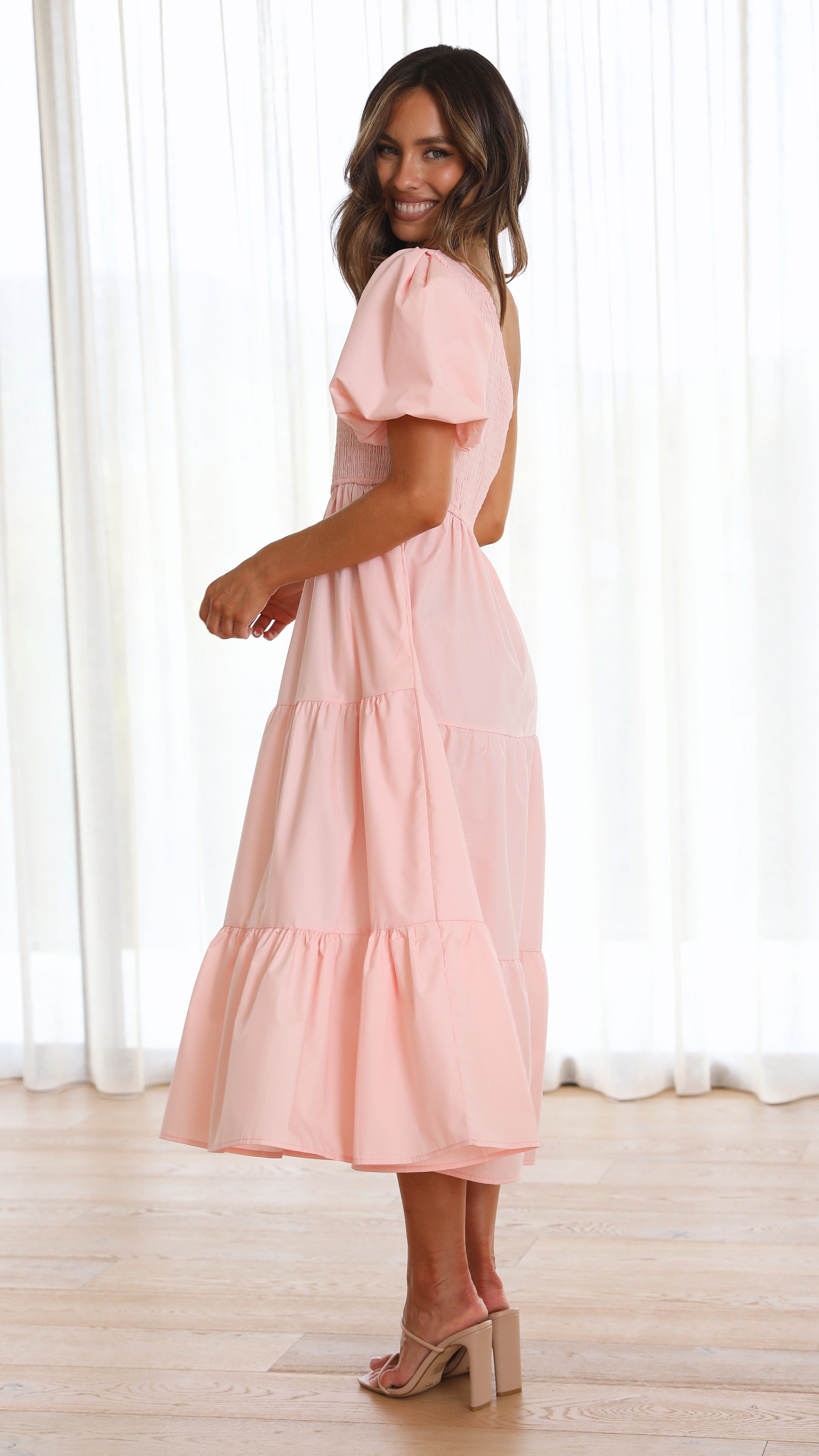 Frankie Maxi Dress - Blush-Sunshines Bliss
