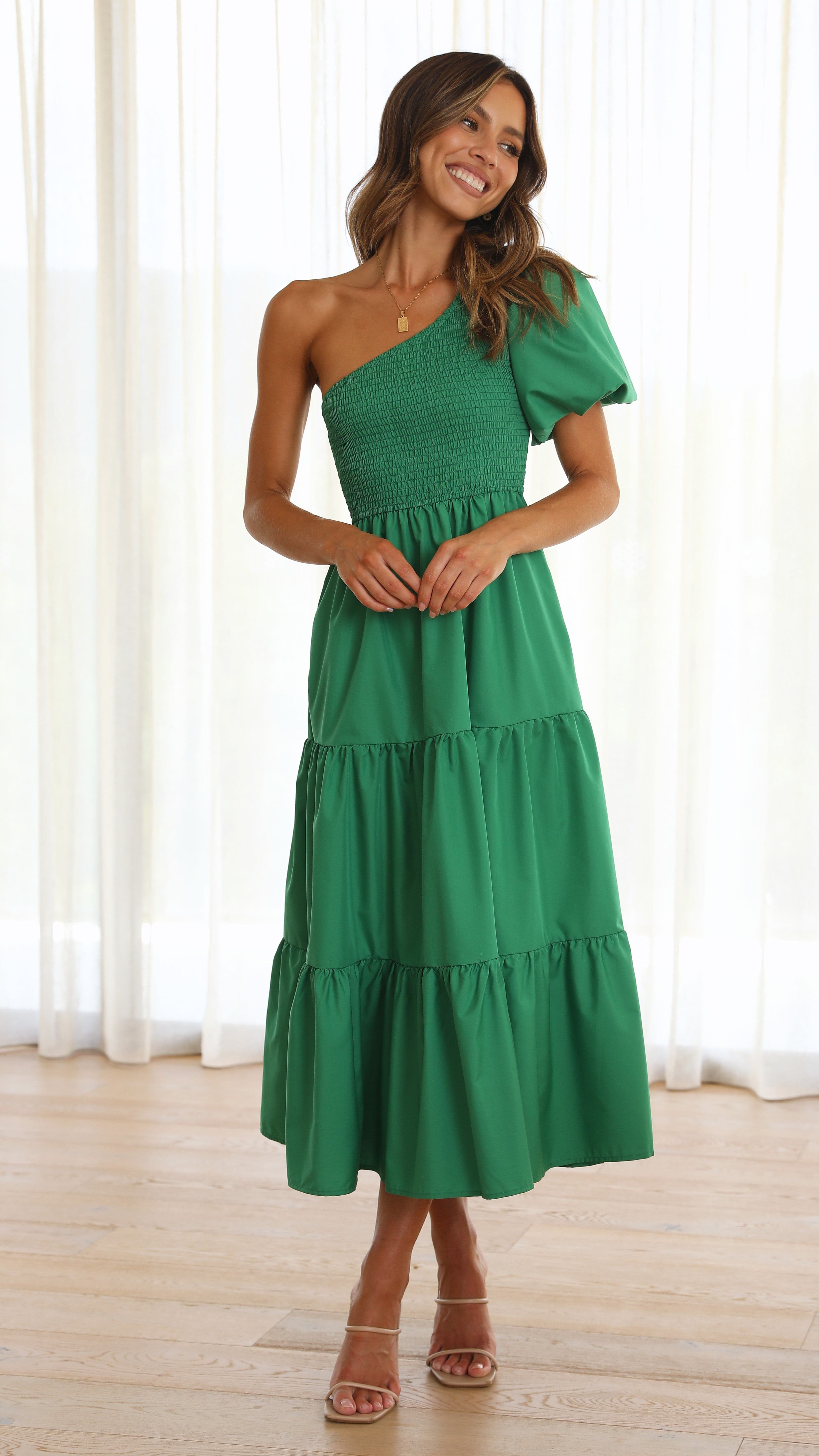 Frankie Maxi Dress - Emerald-Sunshines Bliss