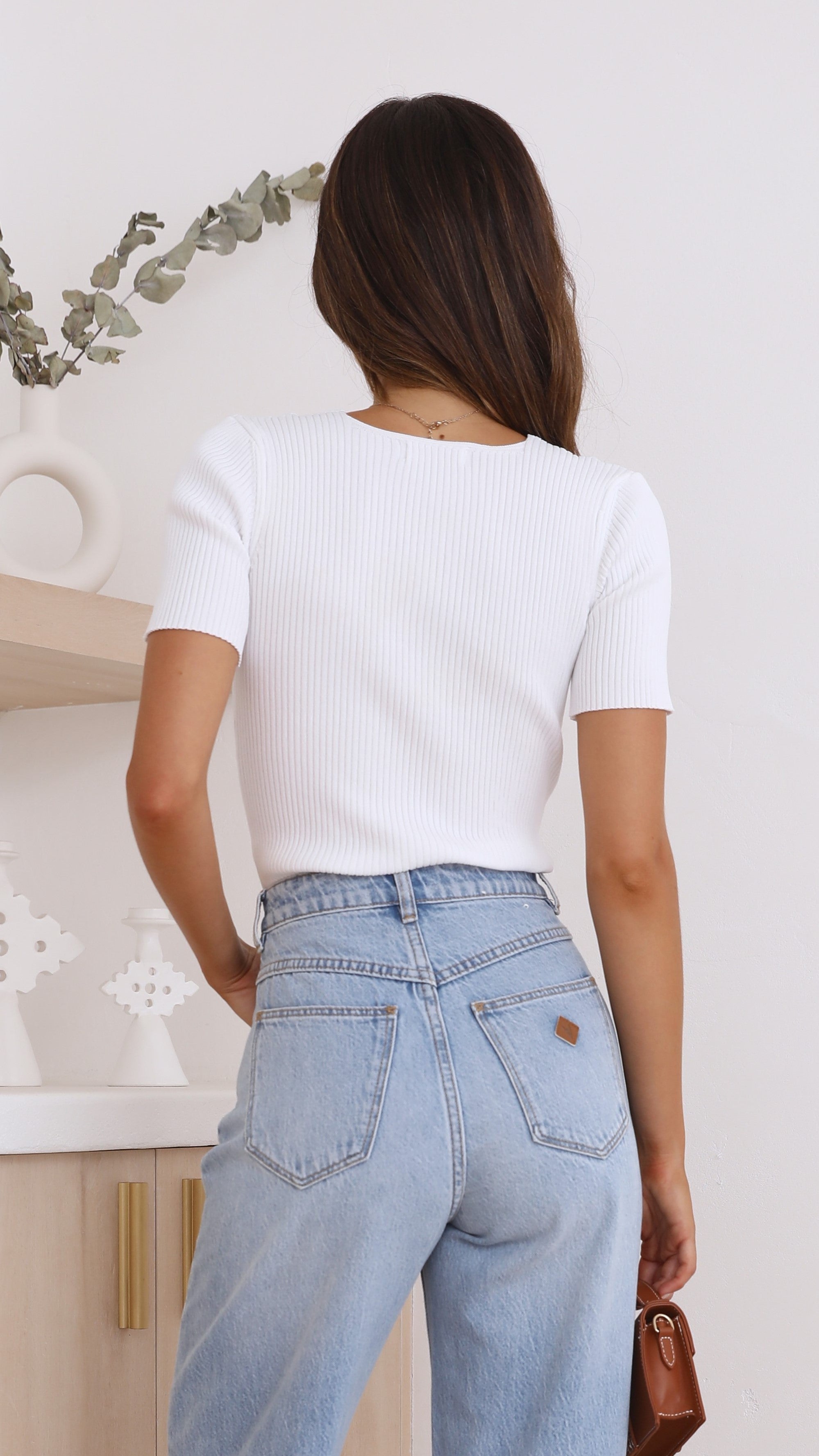 Miley Top - White-Sunshines Bliss