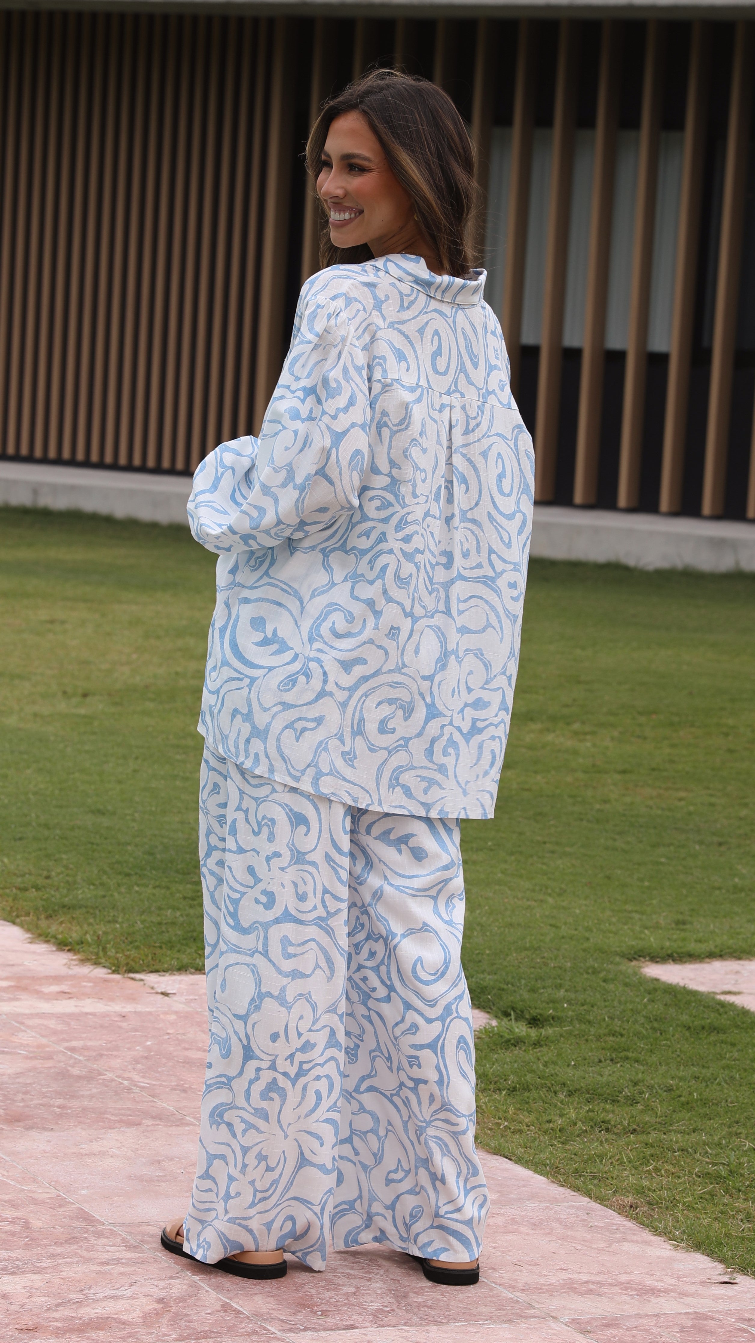 Fawn Pants - Thalassa Print-Sunshines Bliss