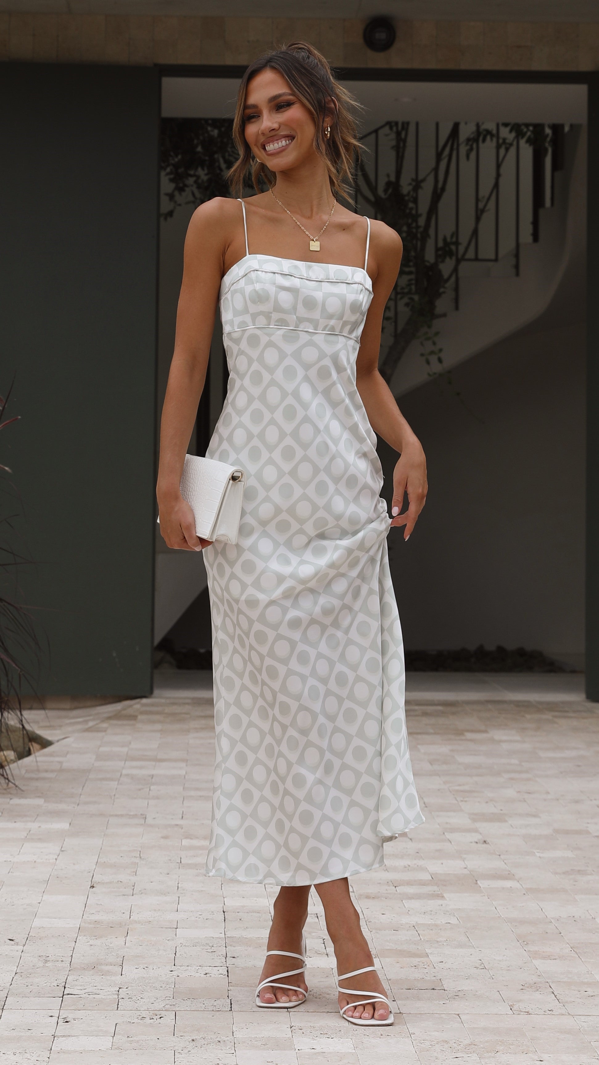 Albi Midi Dress - Matcha-Sunshines Bliss