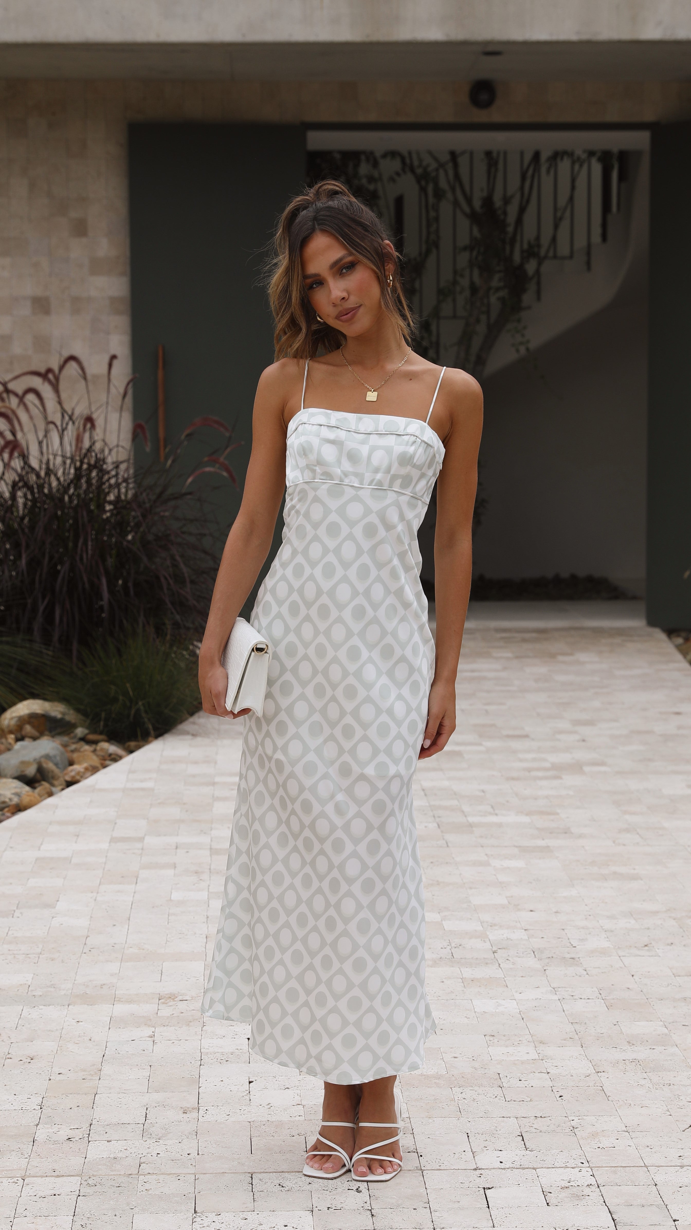 Albi Midi Dress - Matcha-Sunshines Bliss