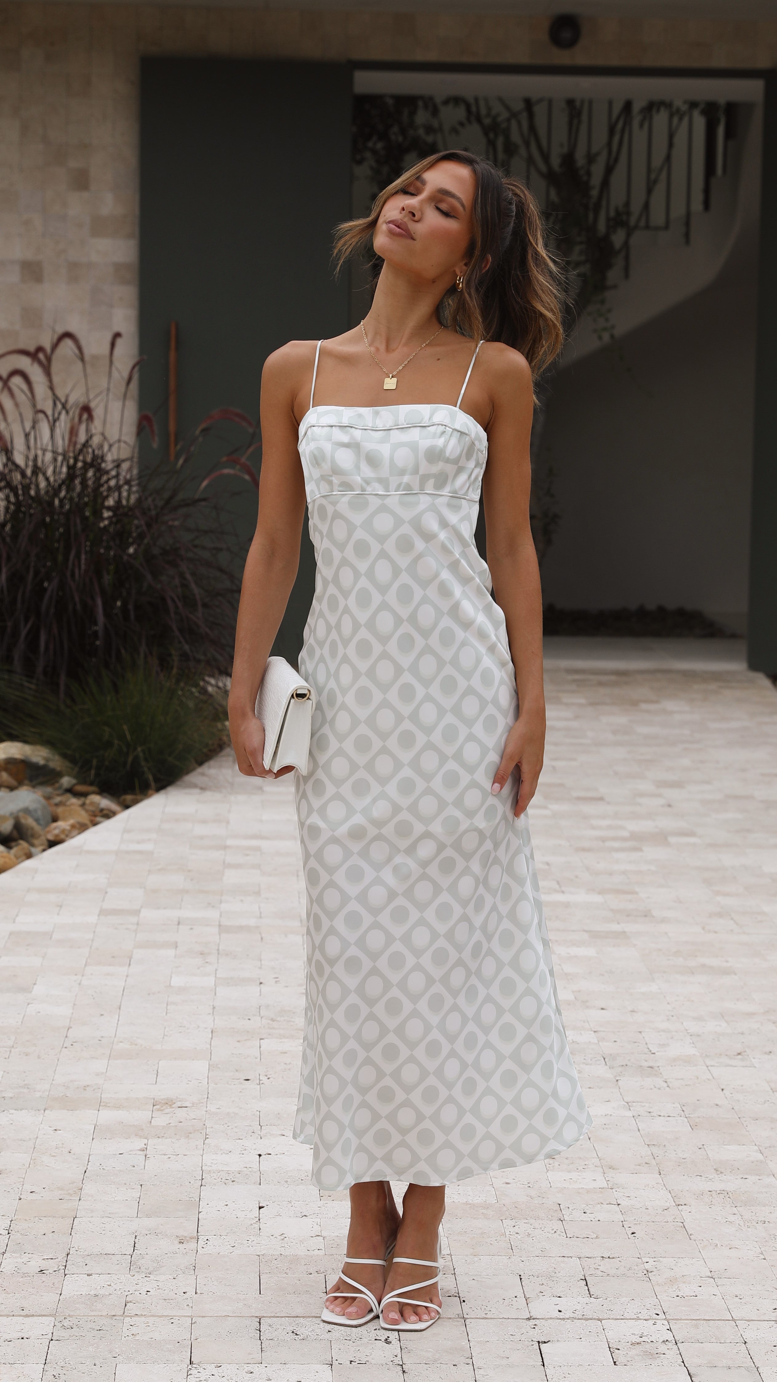 Albi Midi Dress - Matcha-Sunshines Bliss