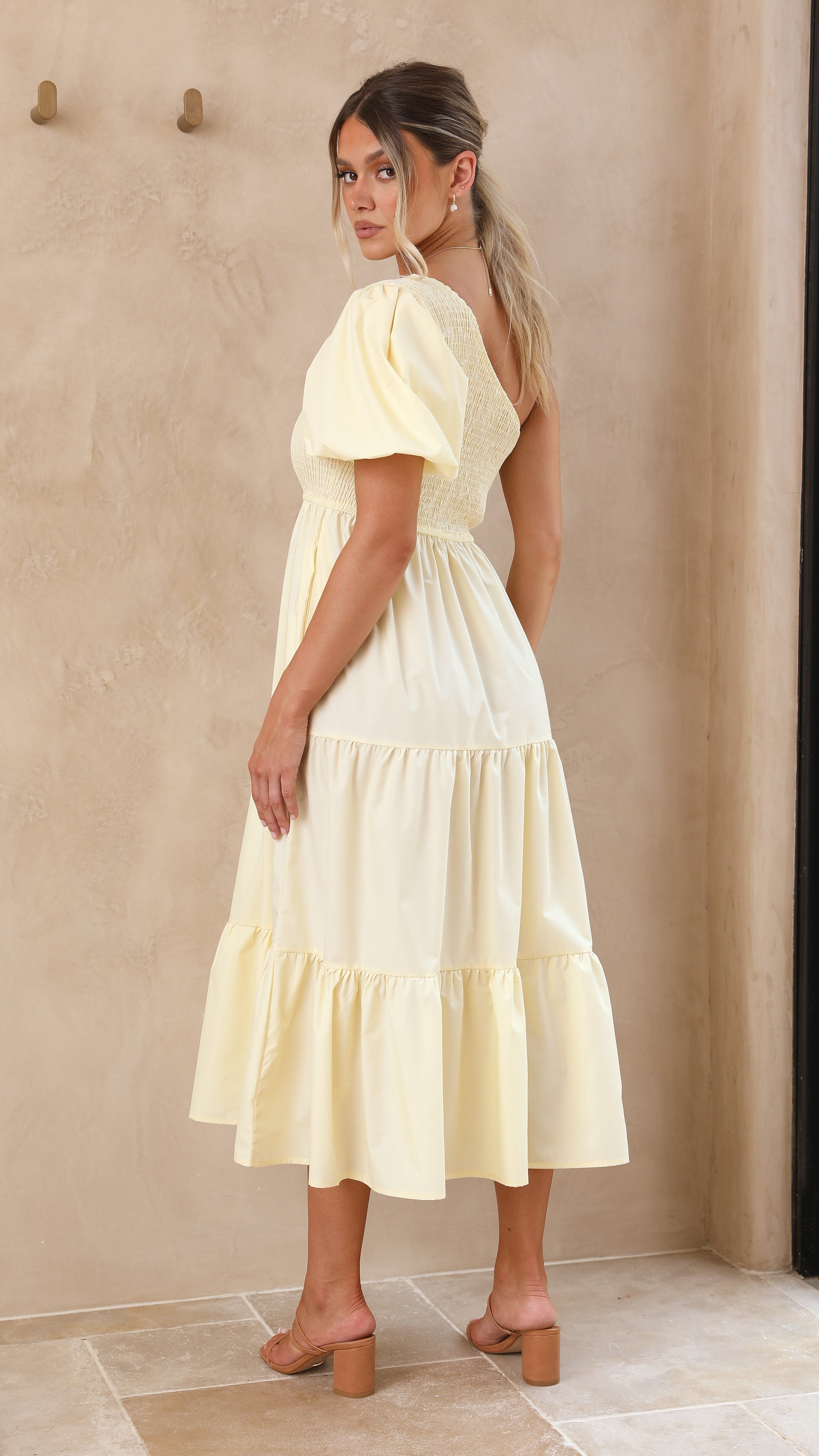 Frankie Maxi Dress - Yellow-Sunshines Bliss