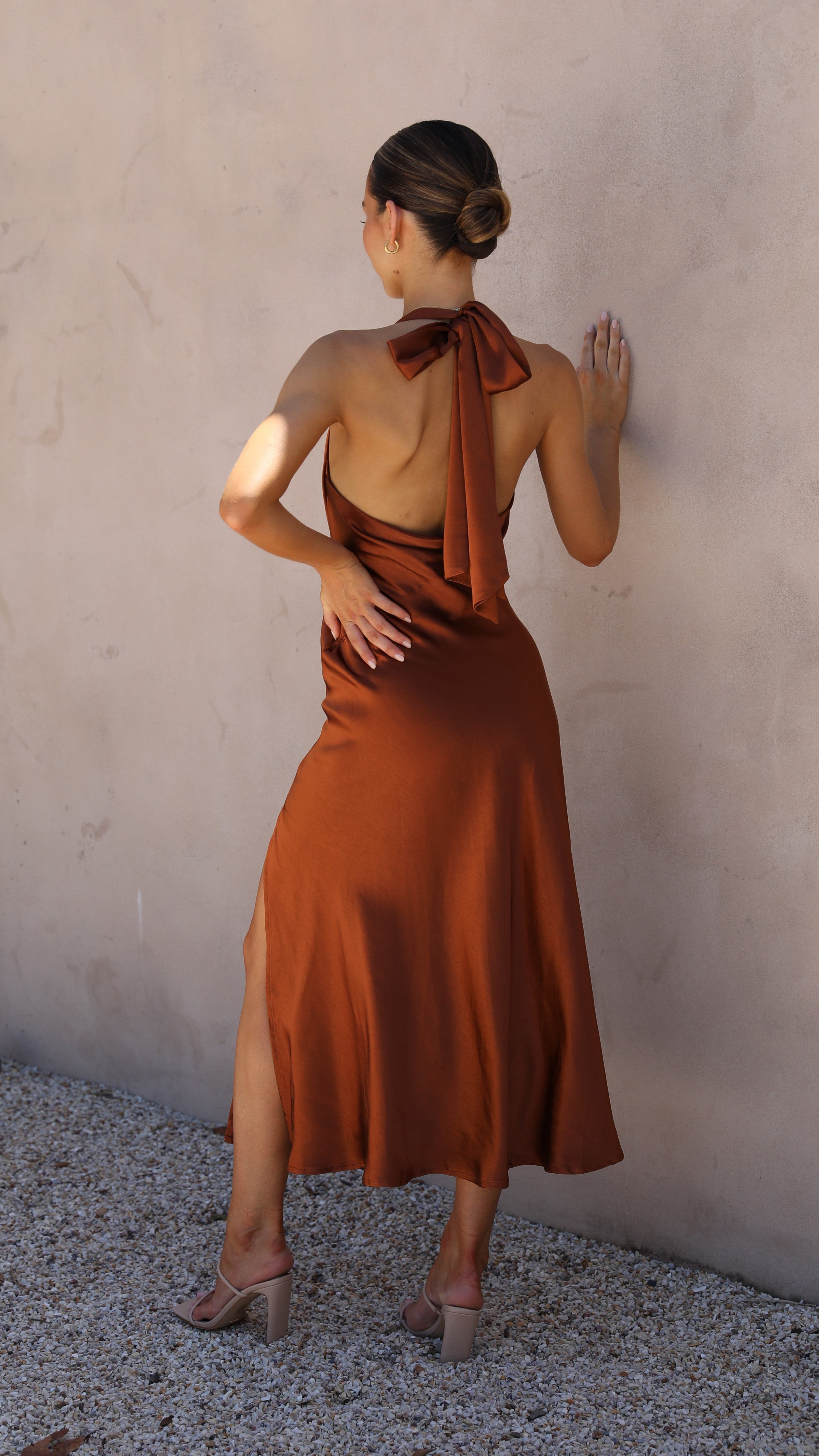Sian Maxi Dress - Rust-Sunshines Bliss