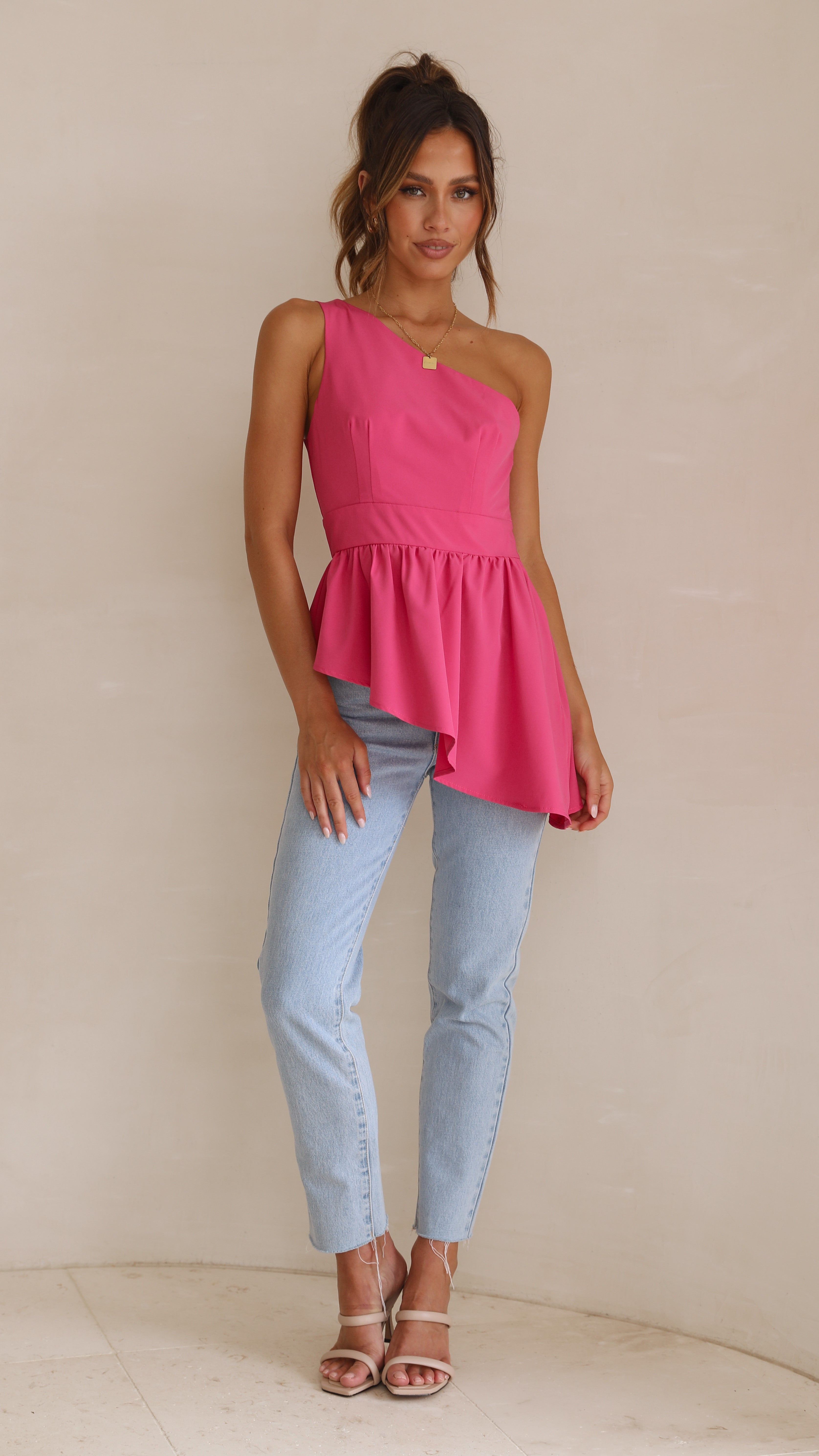 Margie Top - Pink-Sunshines Bliss