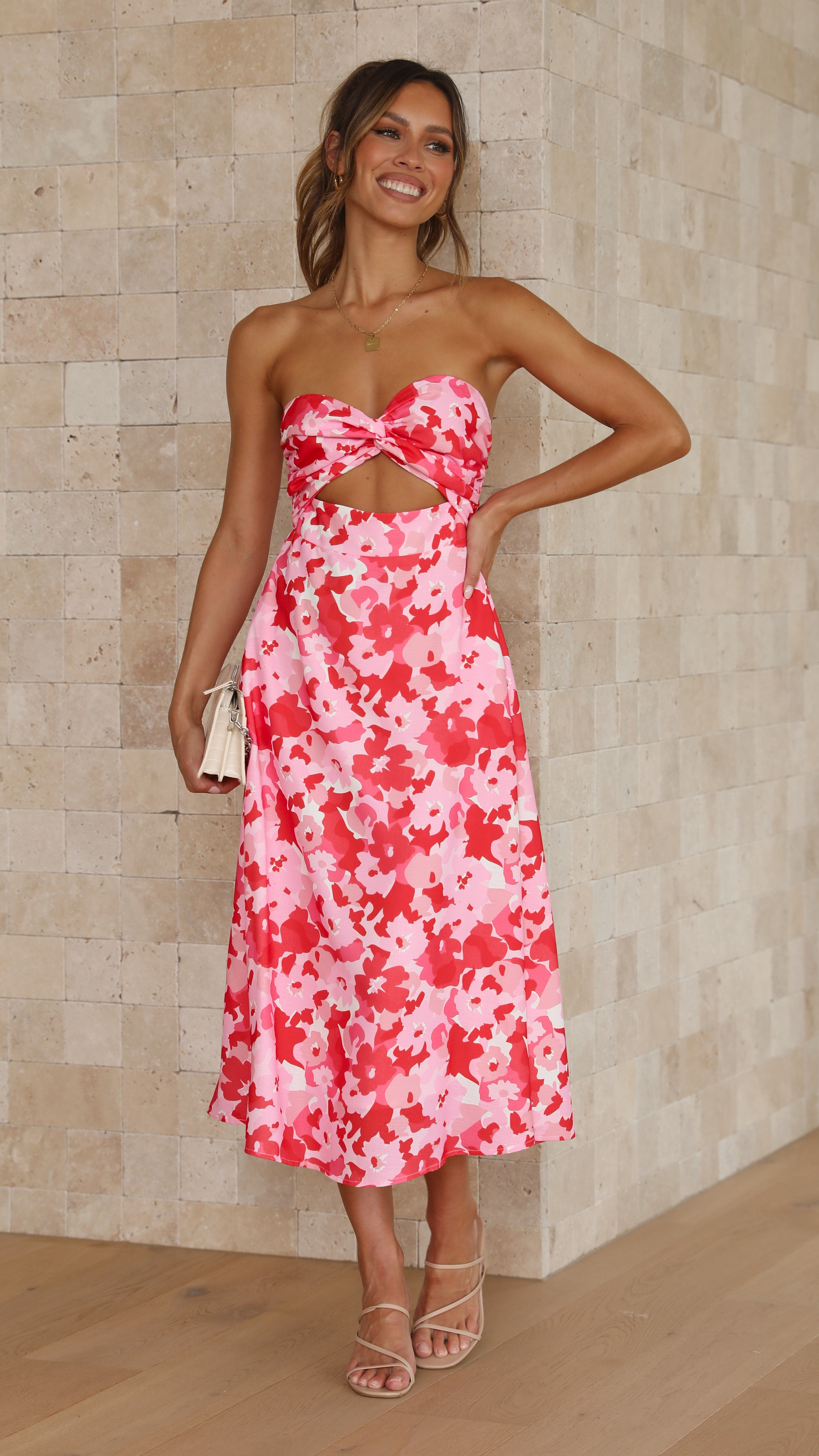 Cody Midi Dress - Posey Print-Sunshines Bliss