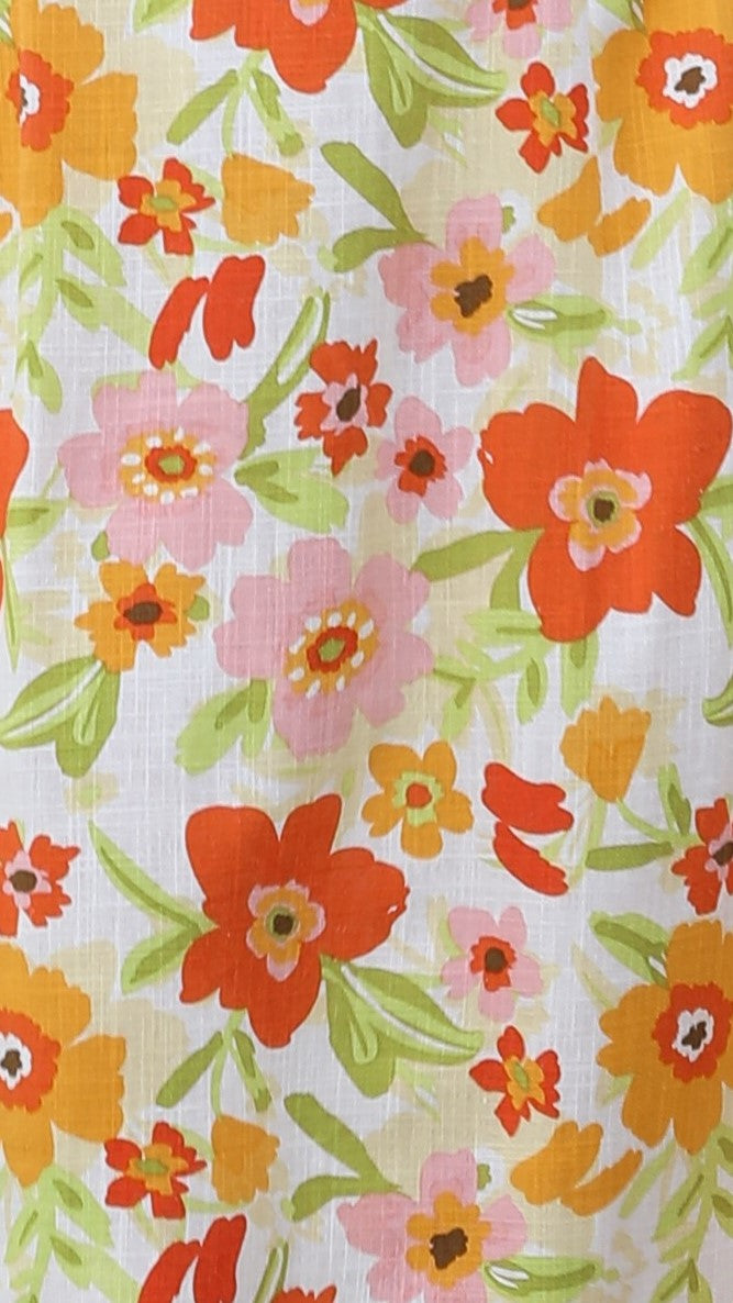 Aimee Linen Top - Woodstock-Sunshines Bliss