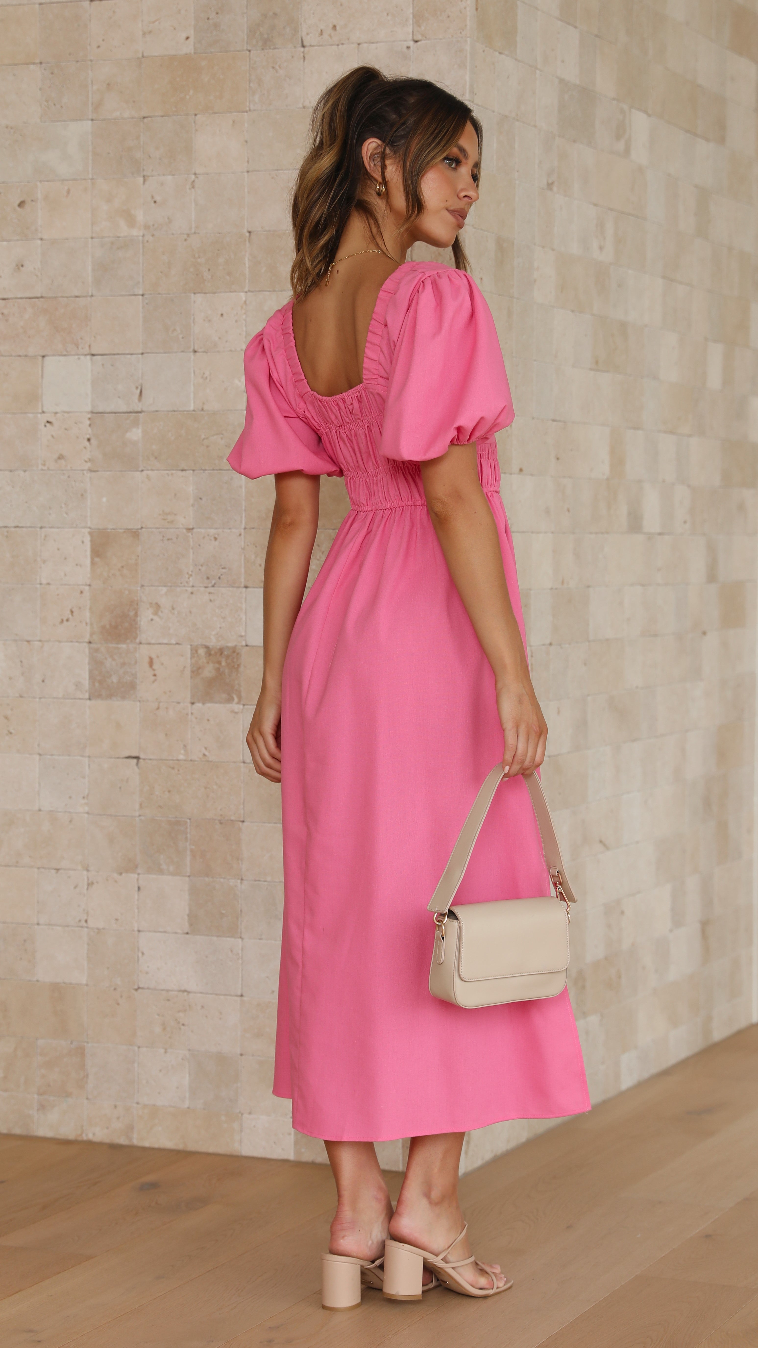 Fiore Maxi Dress - Pink-Sunshines Bliss