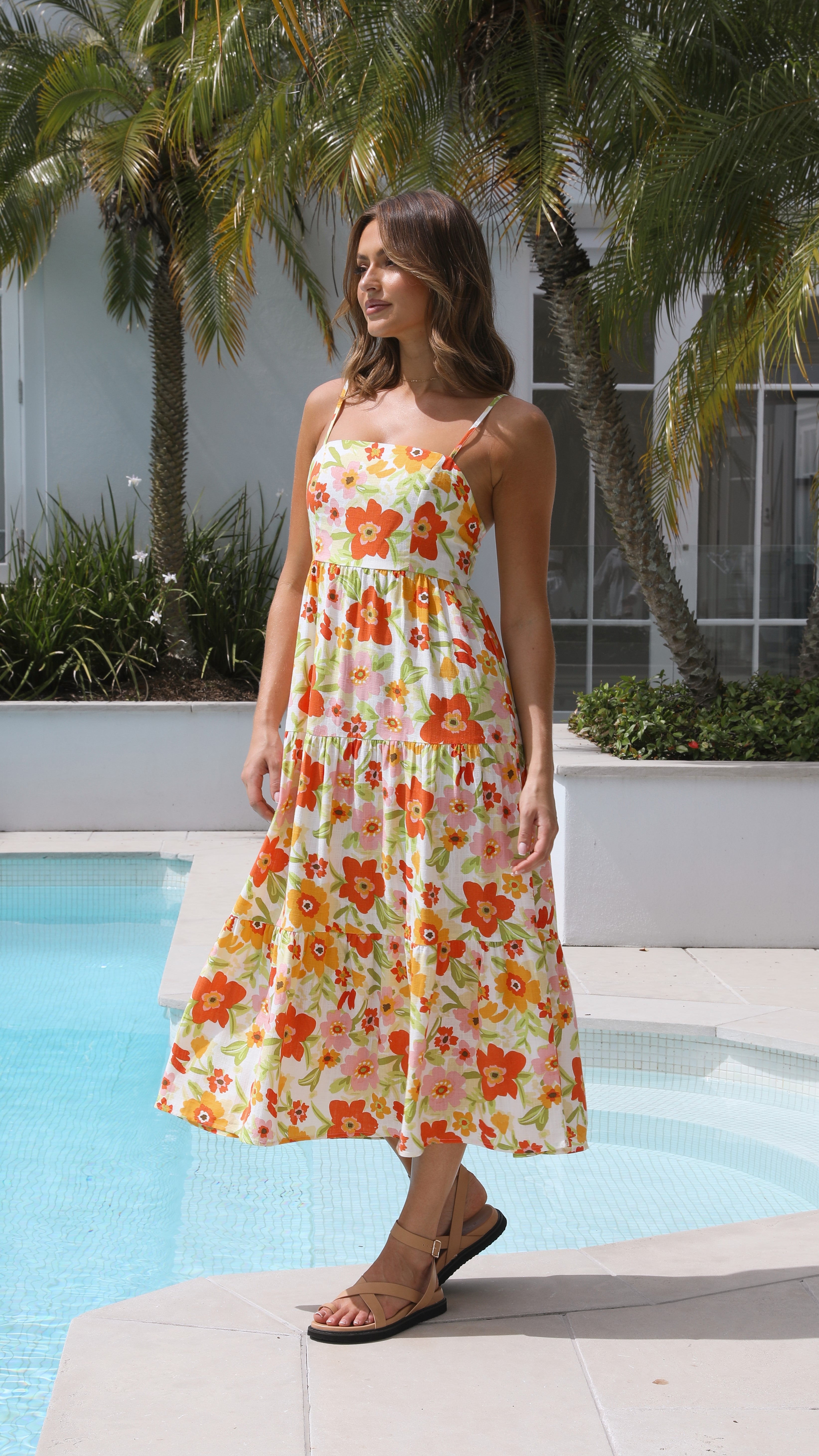 Jules Midi Dress - Woodstock-Sunshines Bliss