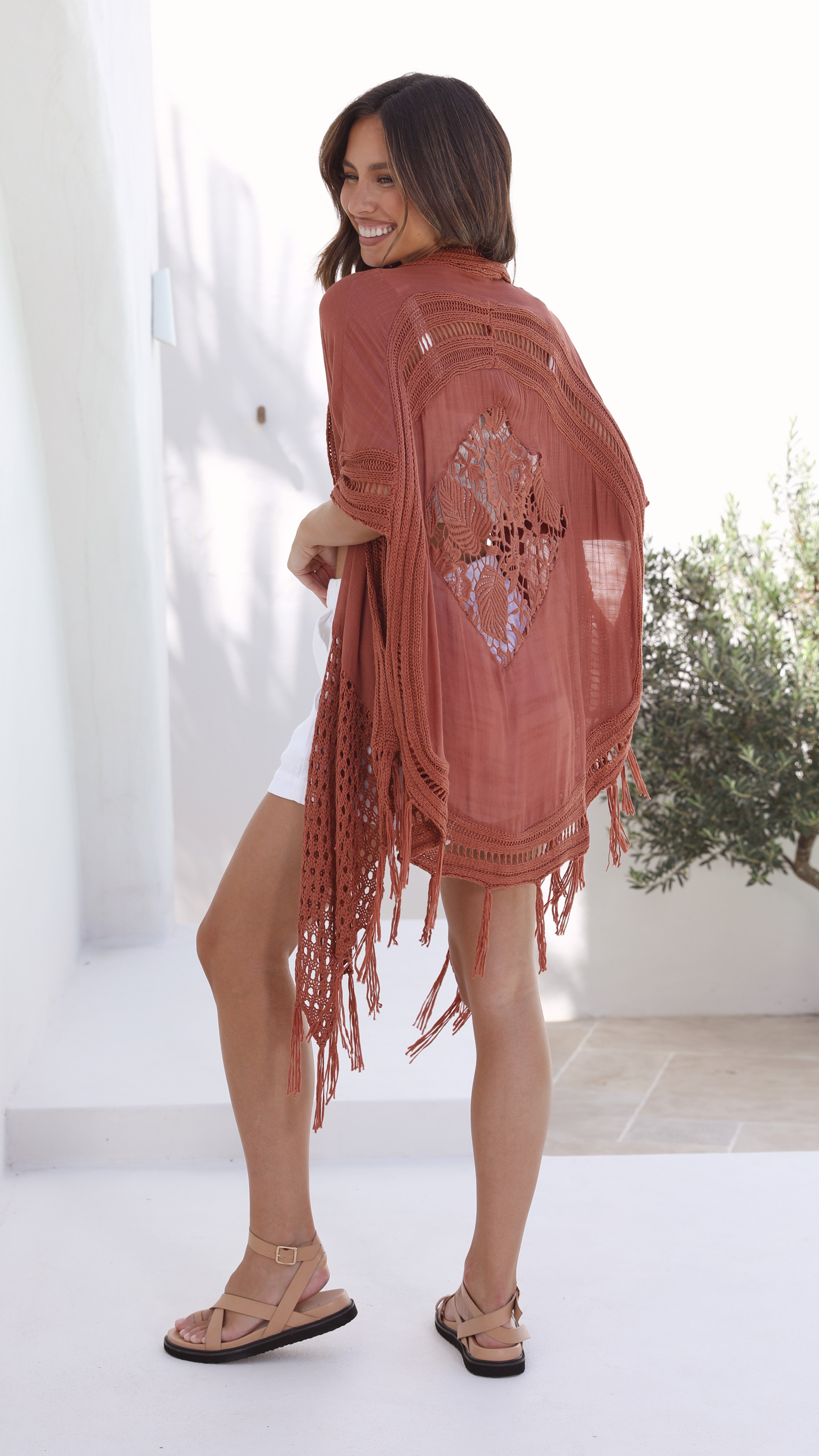 Lanai Cape - Rust-Sunshines Bliss