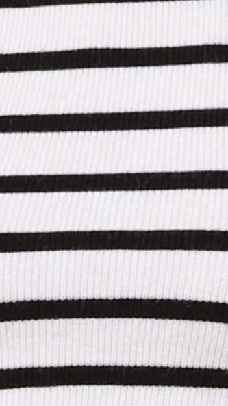 Luna Knit Skirt - Black/White Stripe-Sunshines Bliss