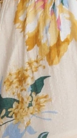 Romie Maxi Dress - Yellow-Sunshines Bliss