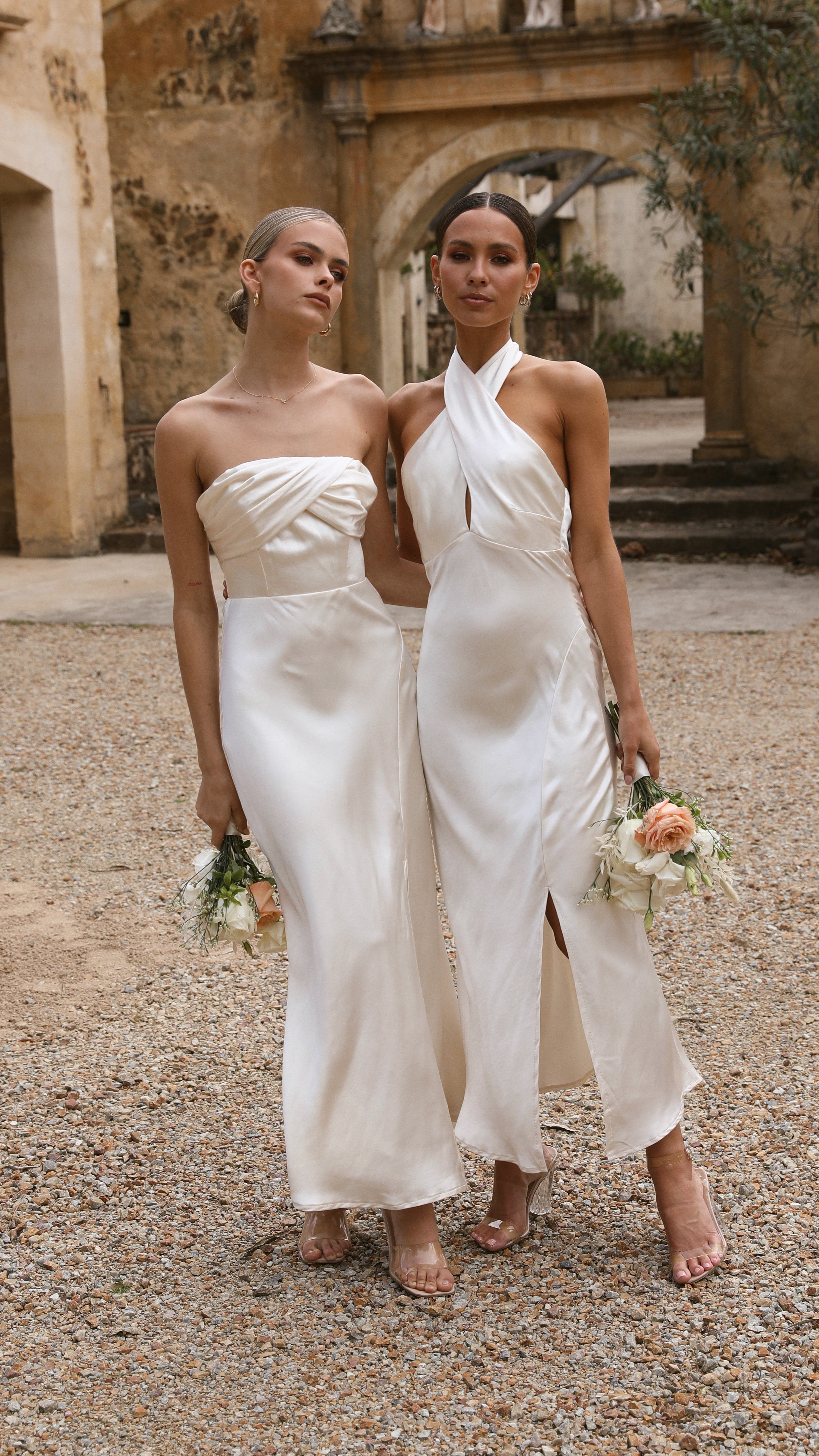 Athena Midi Dress - Champagne-Sunshines Bliss