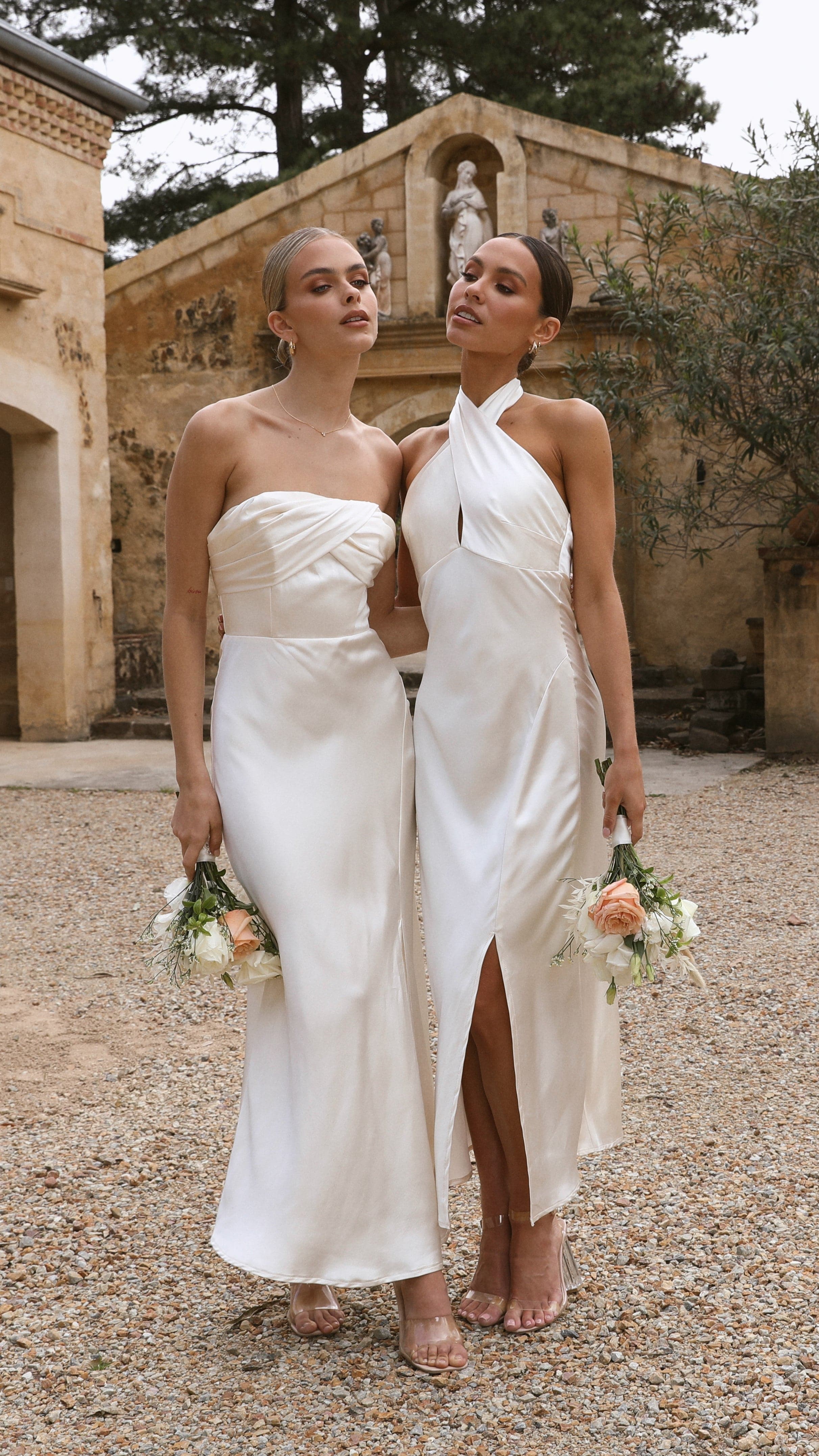 Athena Midi Dress - Champagne-Sunshines Bliss