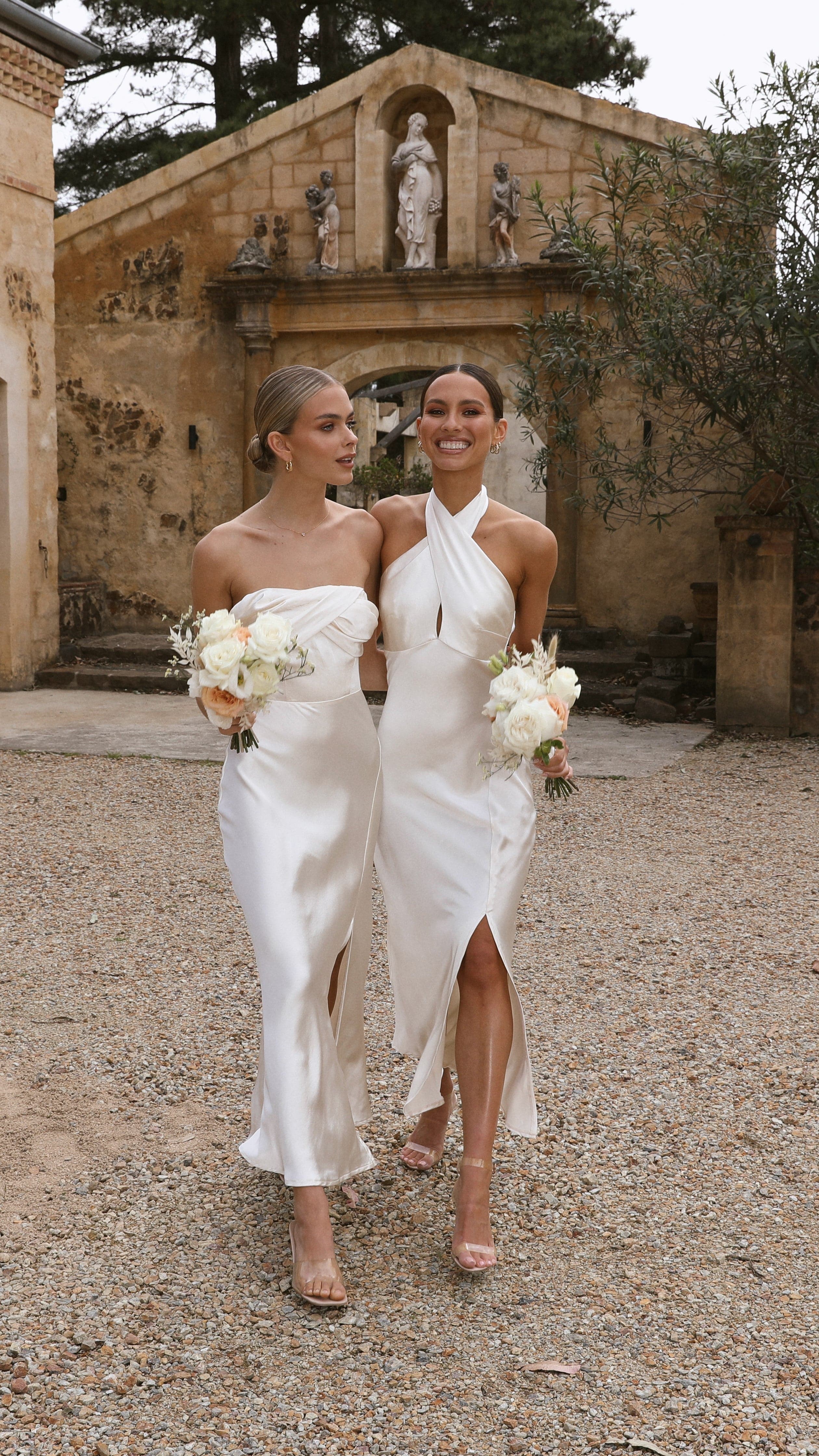 Athena Midi Dress - Champagne-Sunshines Bliss