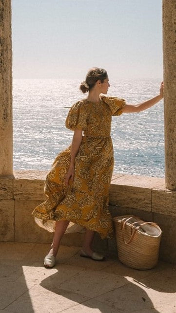 Rita Maxi Dress - Sea Change Print-Sunshines Bliss