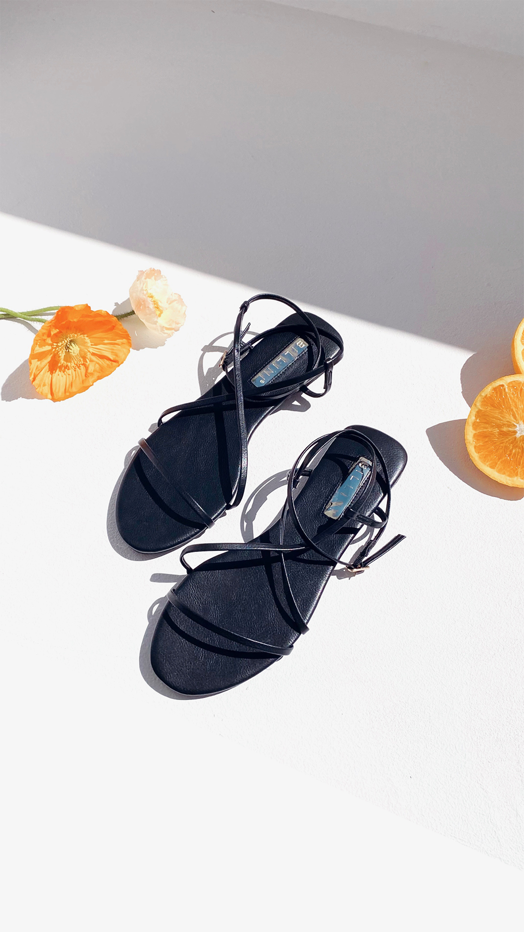 Pacific Sandals - Black-Sunshines Bliss