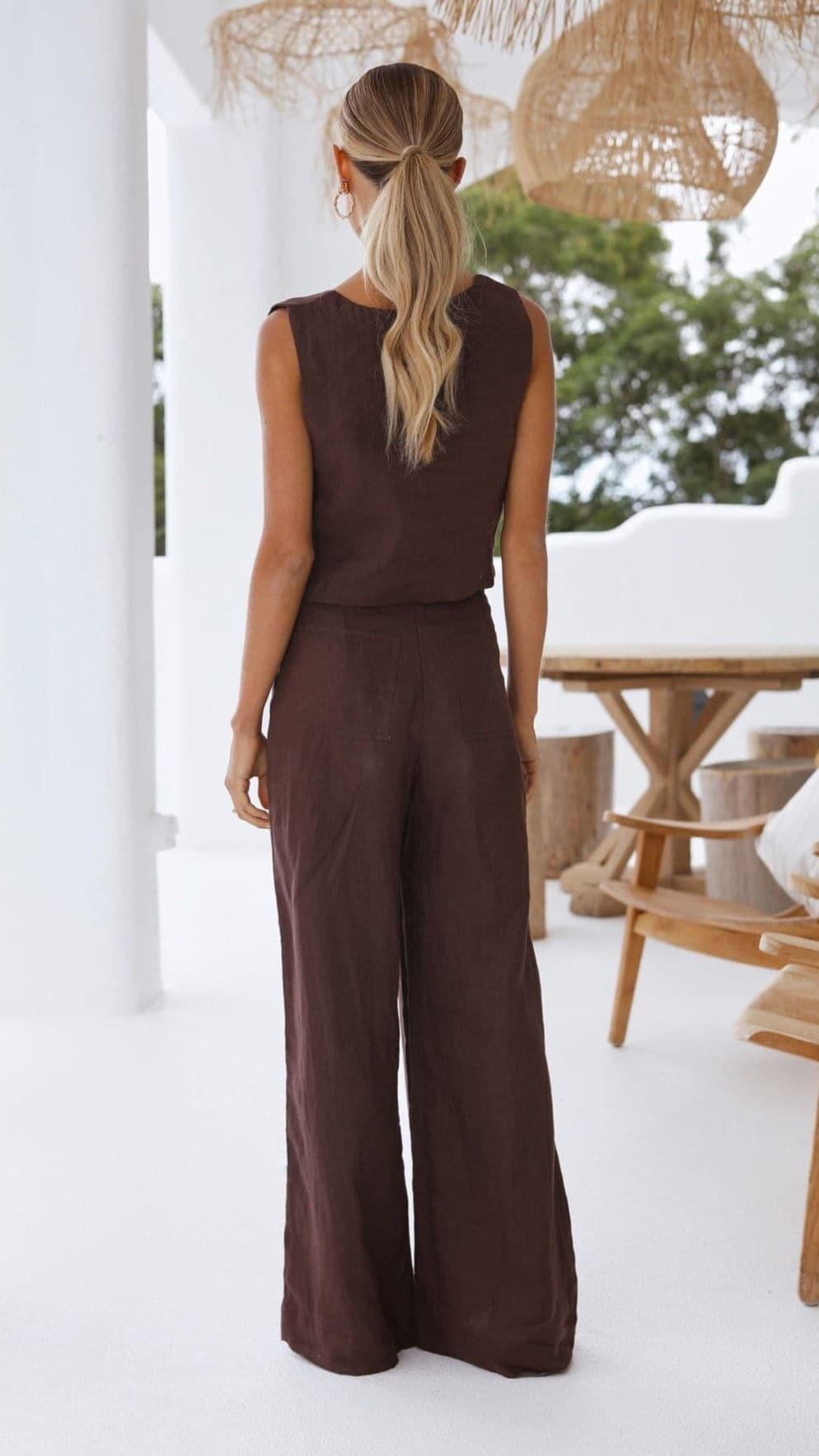 Karah Pants - Chocolate-Sunshines Bliss