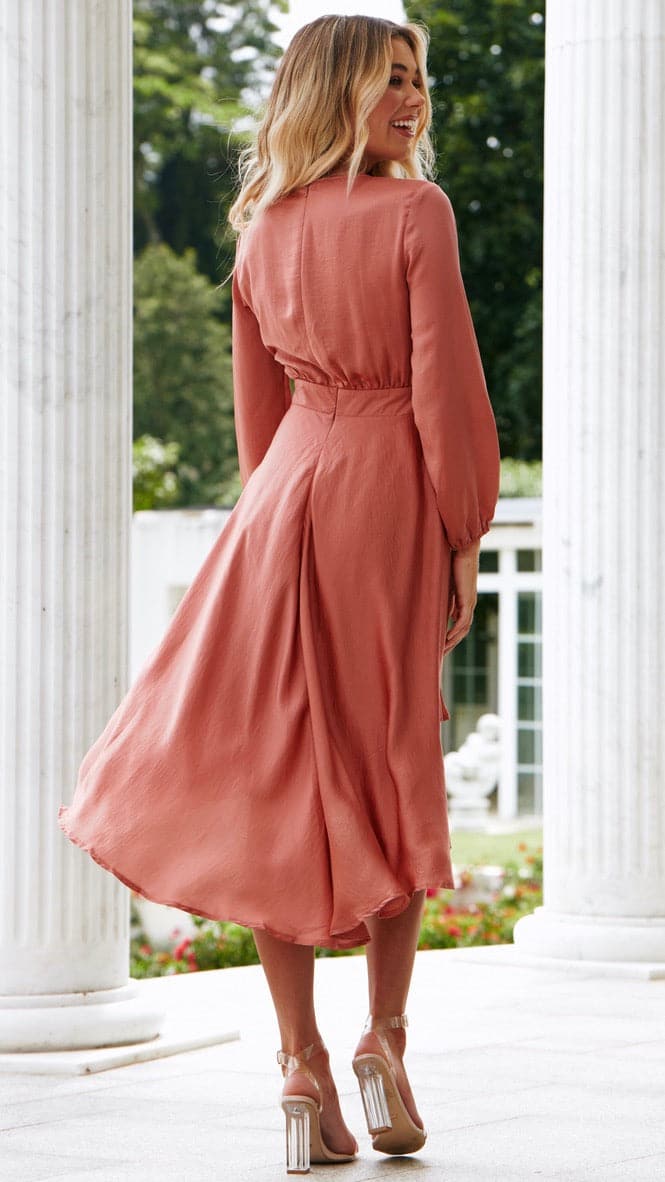 Starry Nights Dress - Baked Rose-Sunshines Bliss