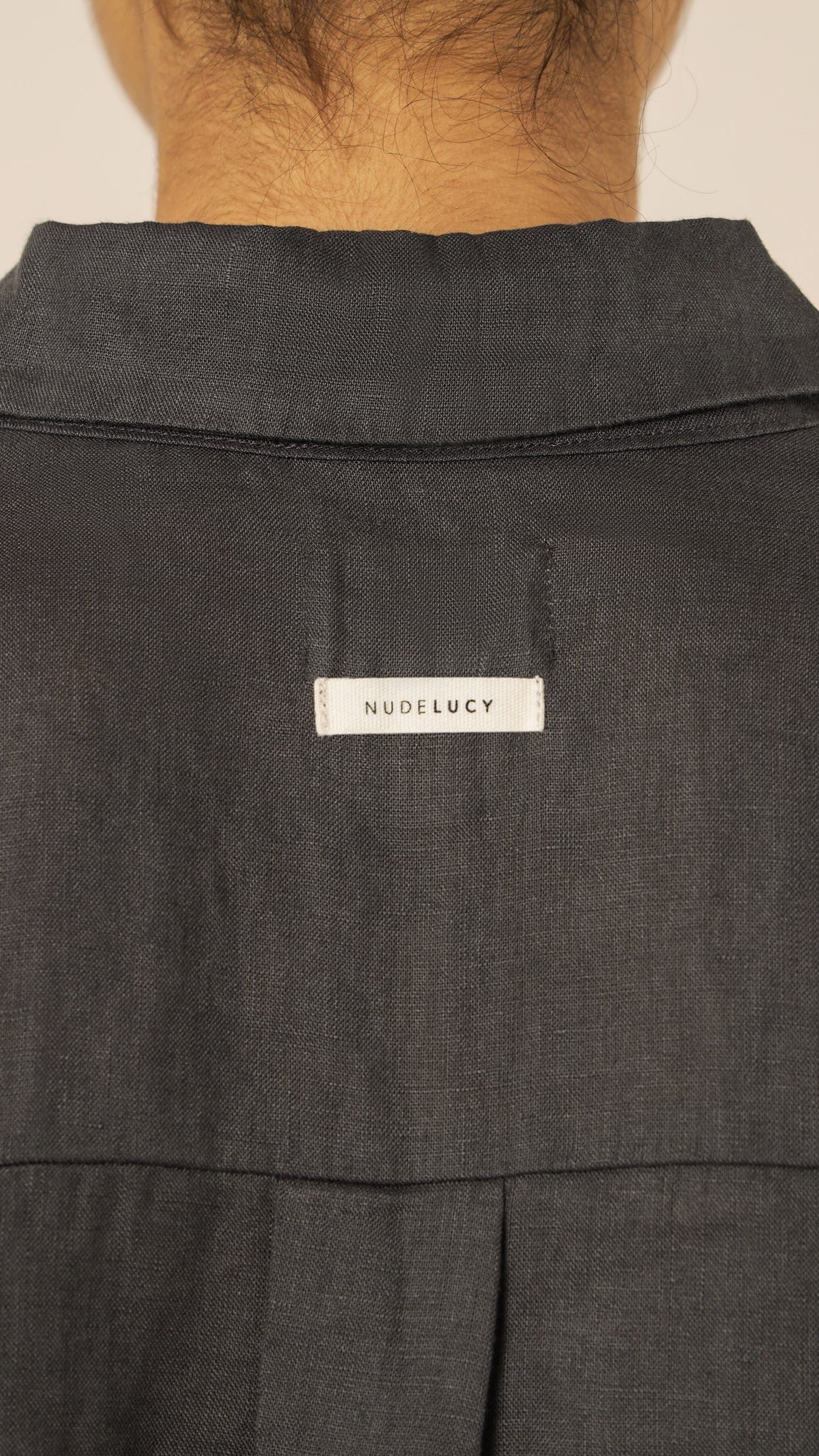 Lounge Linen Longline Shirt - Coal-Sunshines Bliss