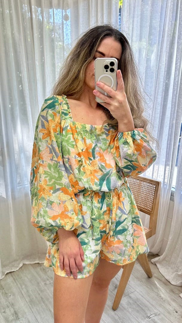 Skyla Shorts - Wildflowers Print-Sunshines Bliss
