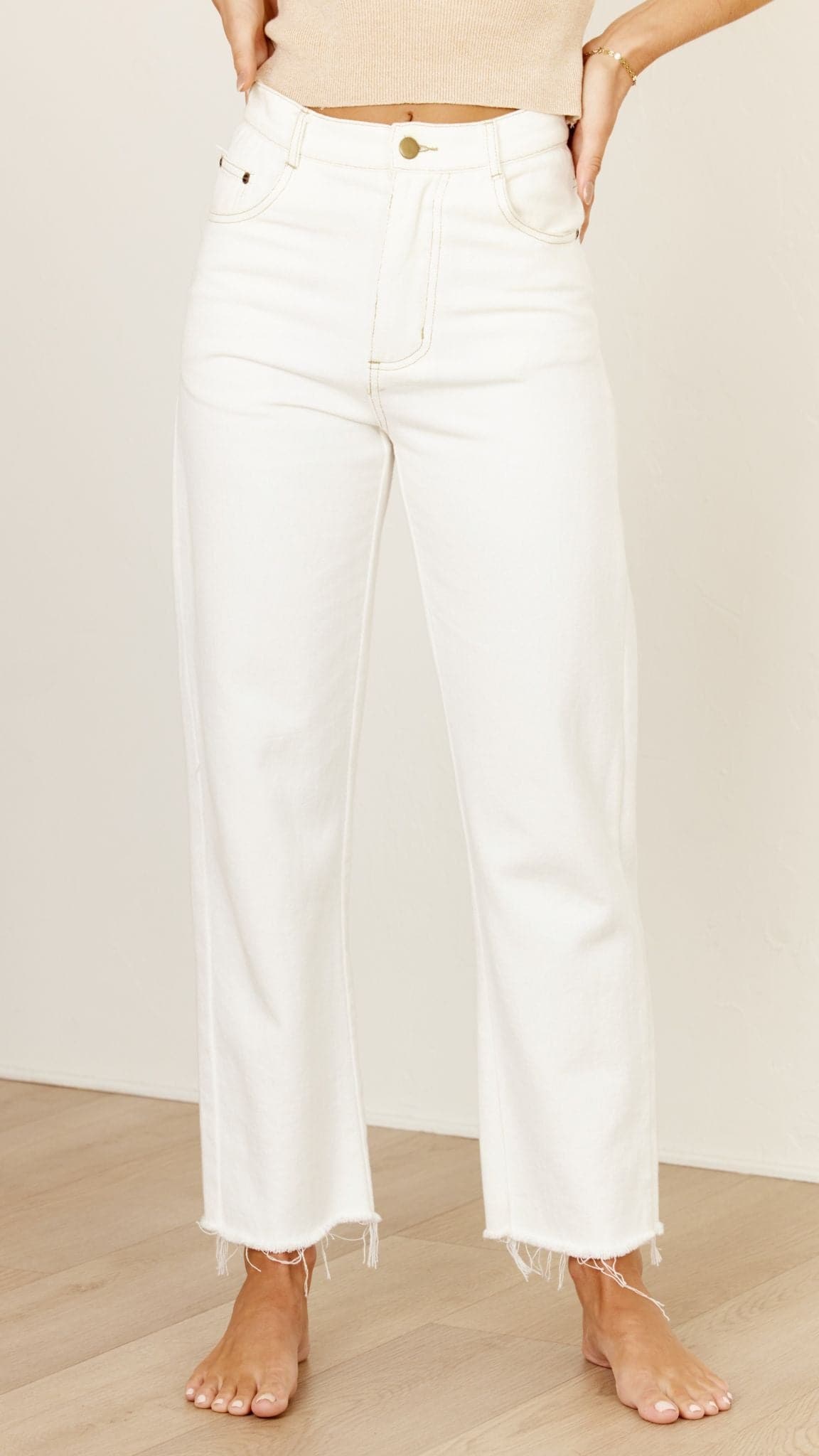 Nadia Jeans - Off White