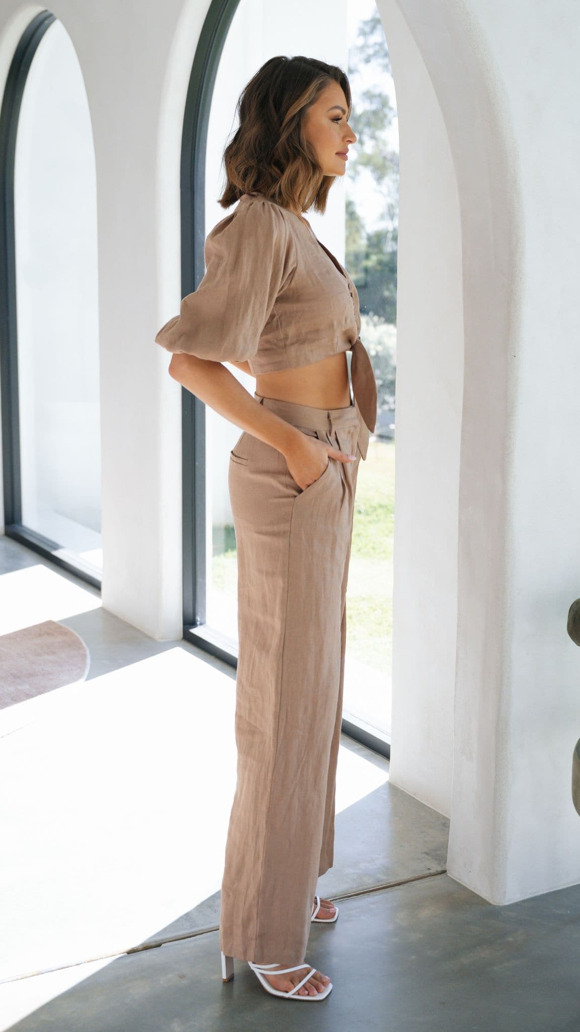 Tillie Pants - Latte-Sunshines Bliss