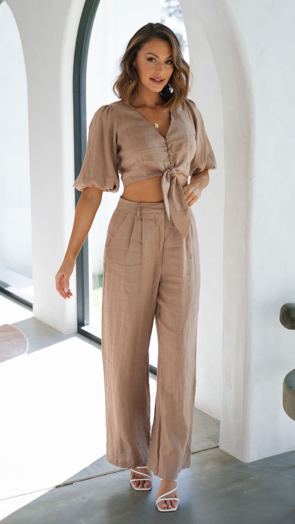 Tillie Pants - Latte-Sunshines Bliss