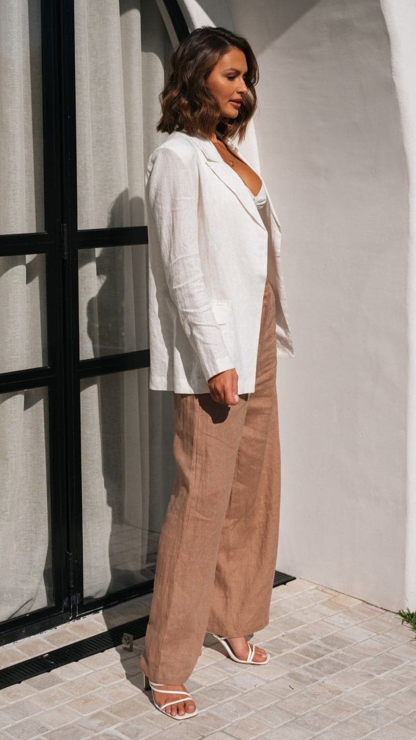 Tillie Pants - Latte-Sunshines Bliss