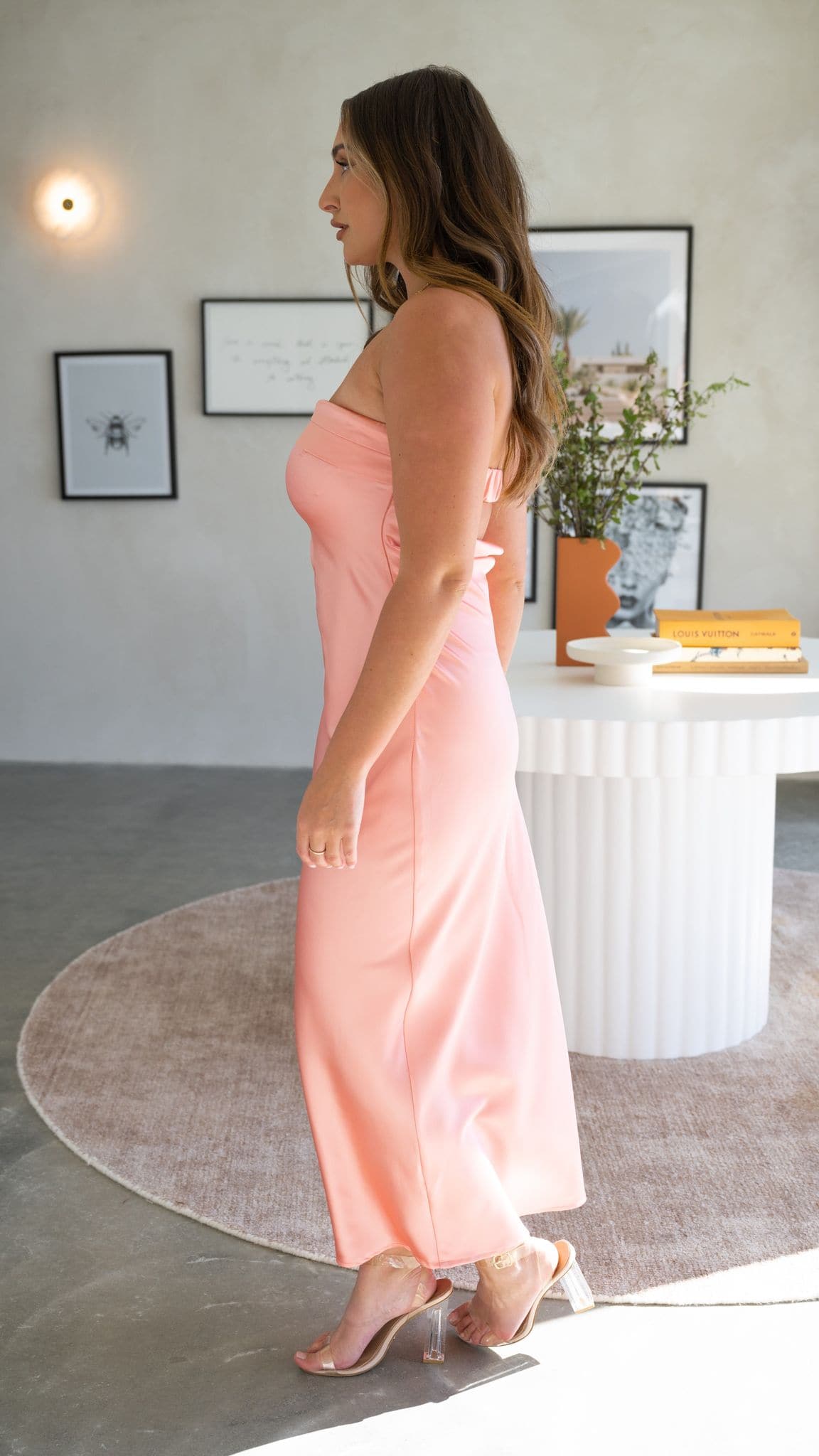 Miya Maxi Dress - Pink-Sunshines Bliss