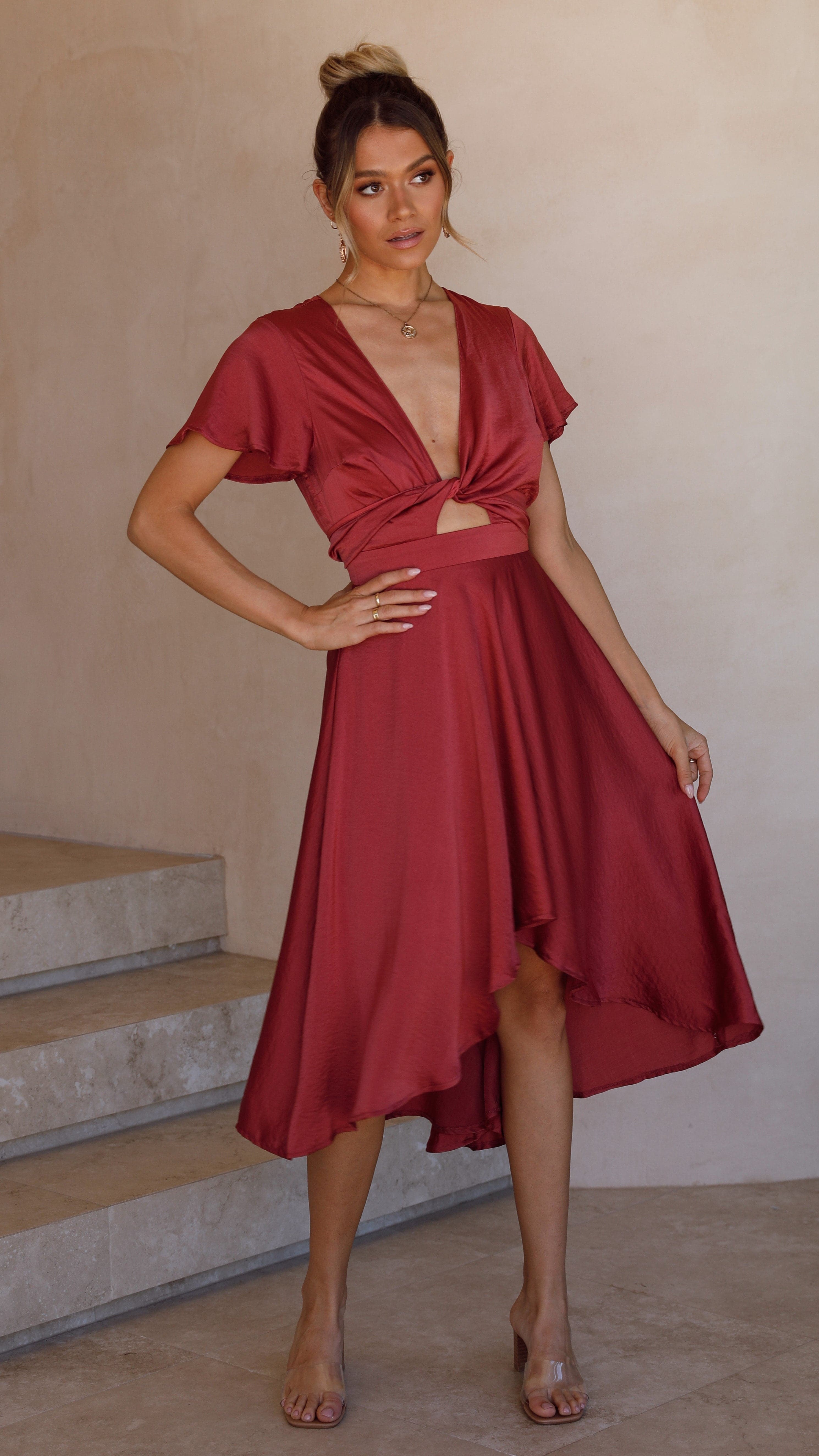 Sunny Daze Dress - Berry-Sunshines Bliss