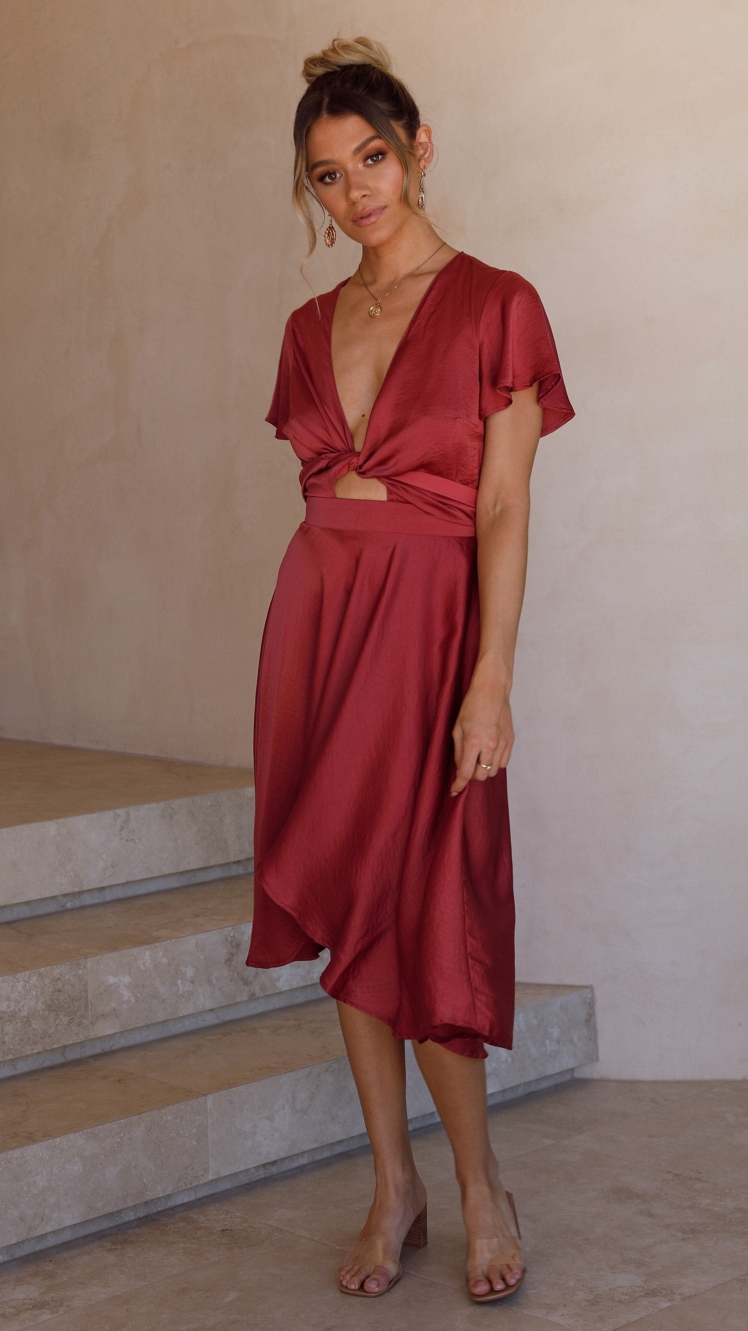 Sunny Daze Dress - Berry-Sunshines Bliss