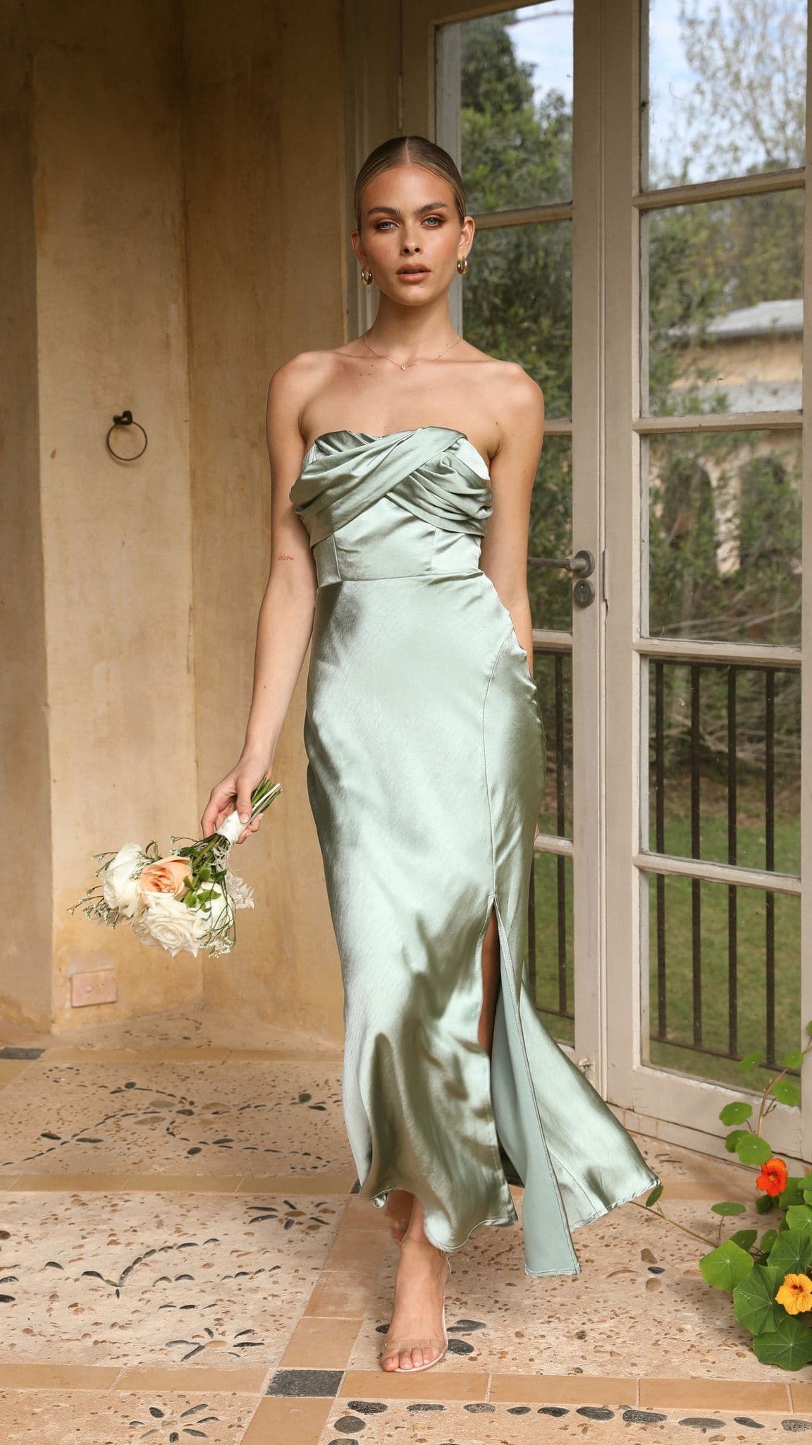 Shona Maxi Dress - Sage-Sunshines Bliss