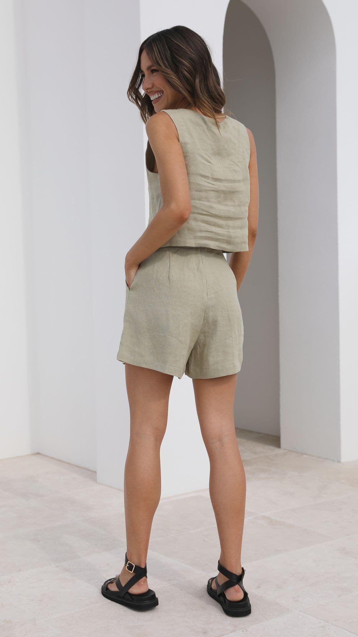 Willo Shorts - Sage-Sunshines Bliss