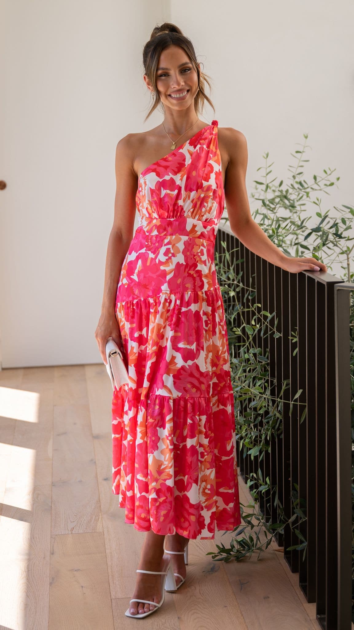 Jayma Maxi Dress - Pink Floral-Sunshines Bliss