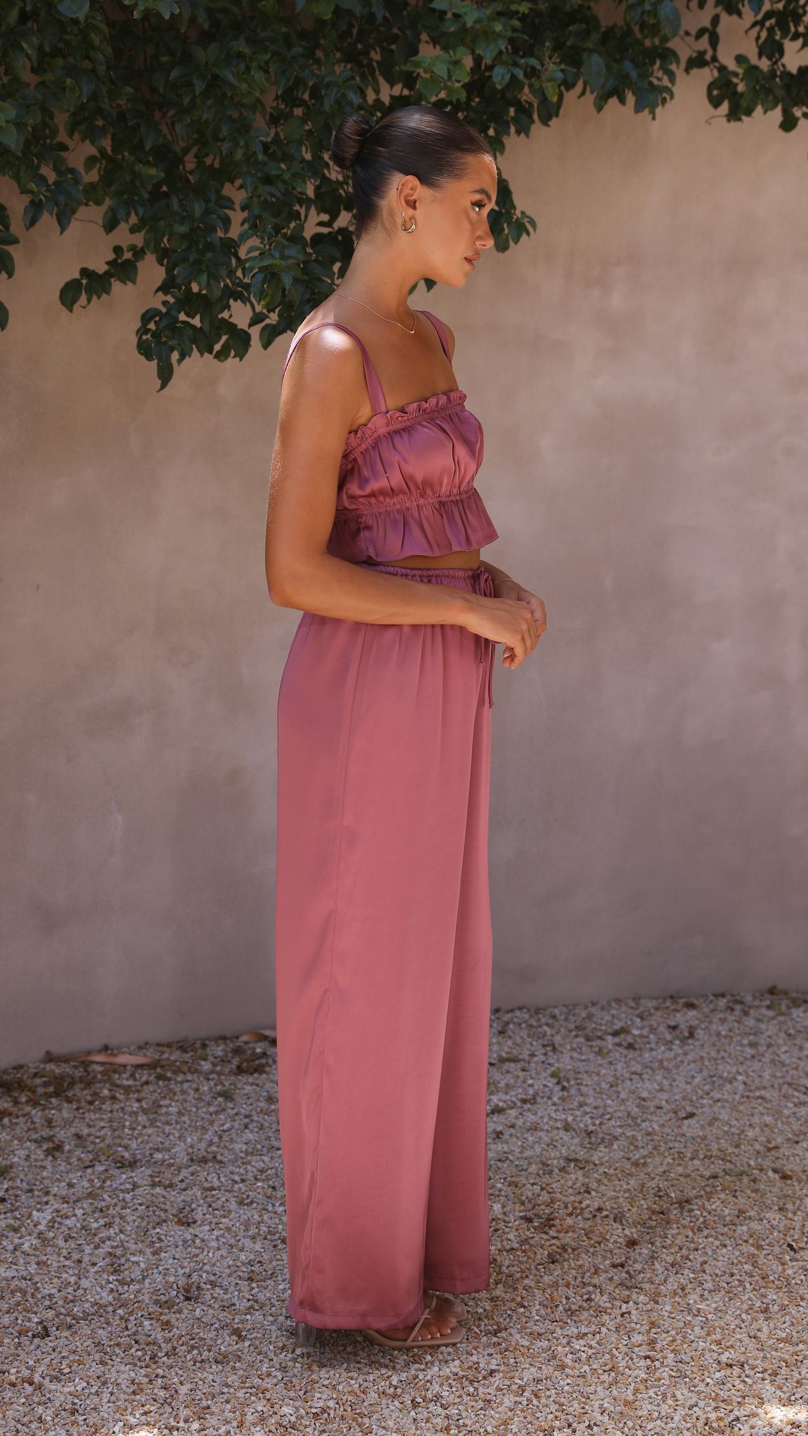 Zuri Pants - Plum-Sunshines Bliss