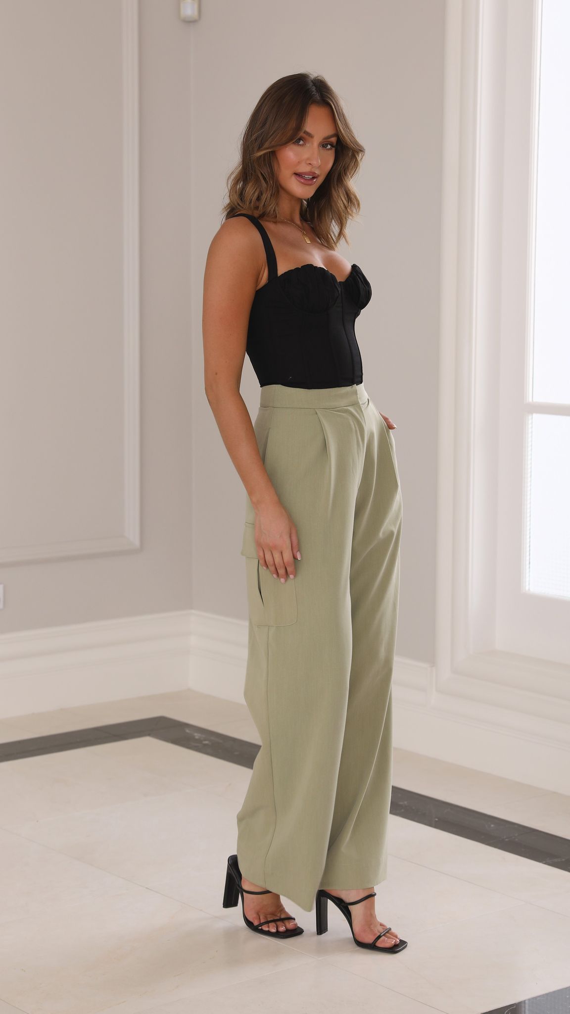 Cruz Corset Top - Black-Sunshines Bliss