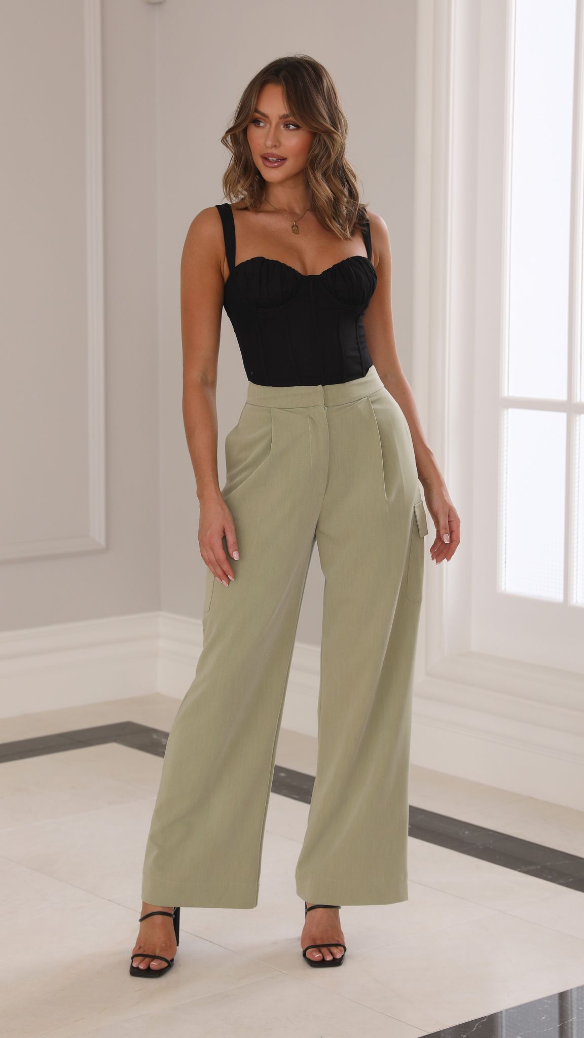 Jenny Pants - Sage-Sunshines Bliss