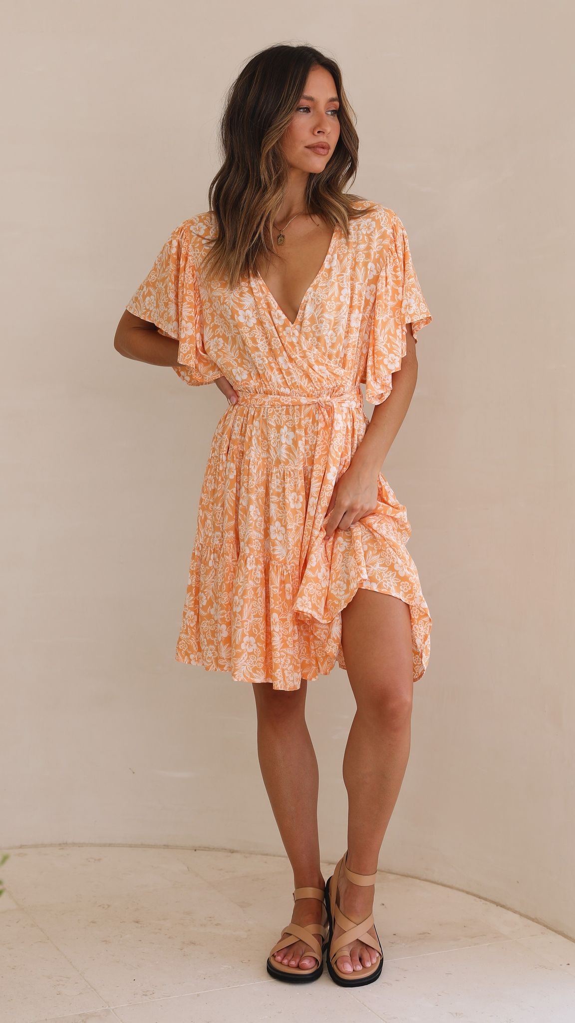 Margo Mini Dress - Mango-Sunshines Bliss